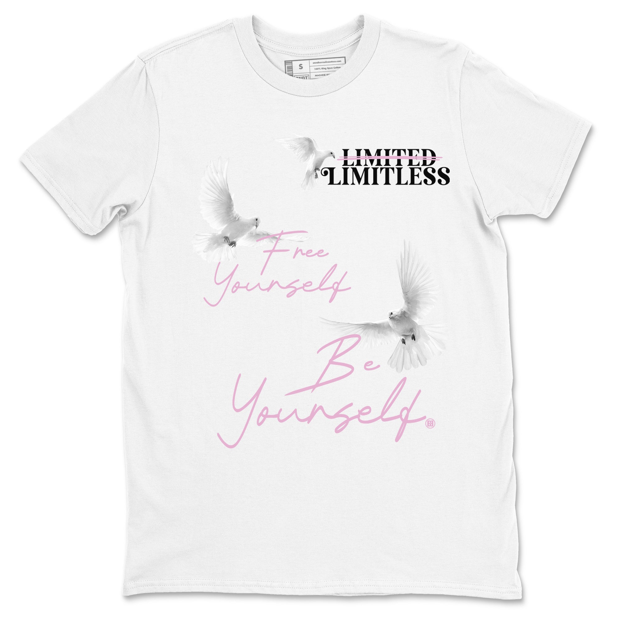 Free Yourself Be Yourself snkmatch Tees - Air Jordan 4 Orchid