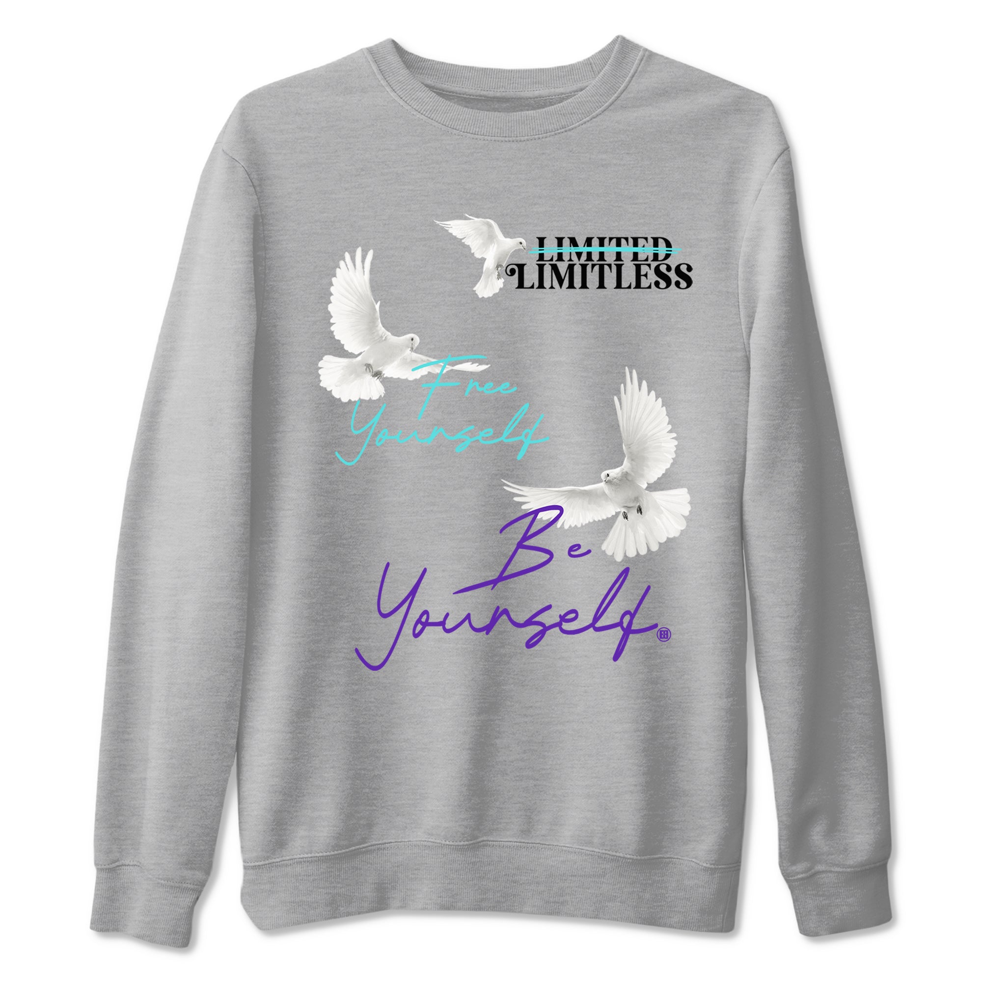Free Yourself Be Yourself snkmatch Tees - Air Jordan 5 Grape