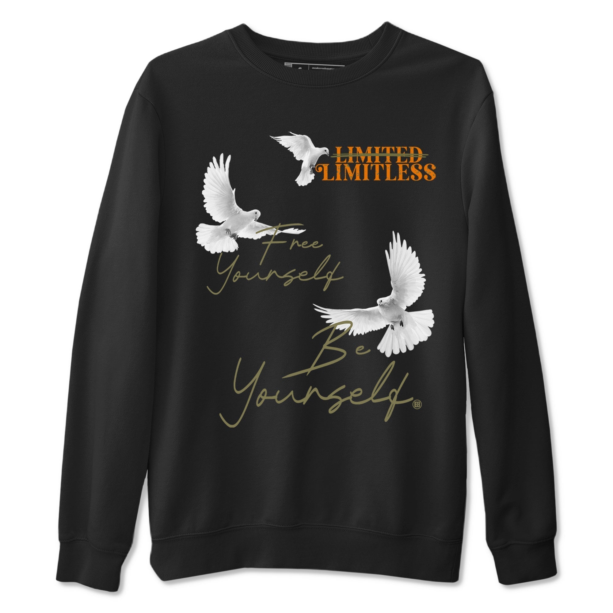Free Yourself Be Yourself snkmatch Tees - Air Jordan 5 Olive