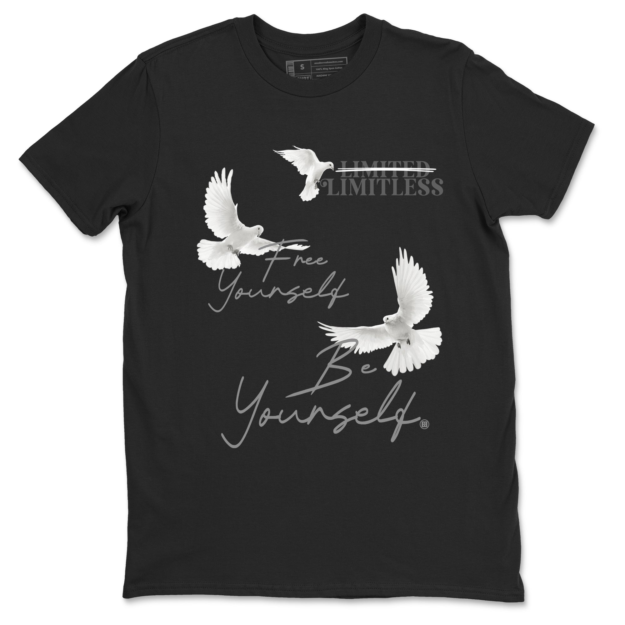 Free Yourself Be Yourself snkmatch Tees - Air Jordan 9 Cool Grey