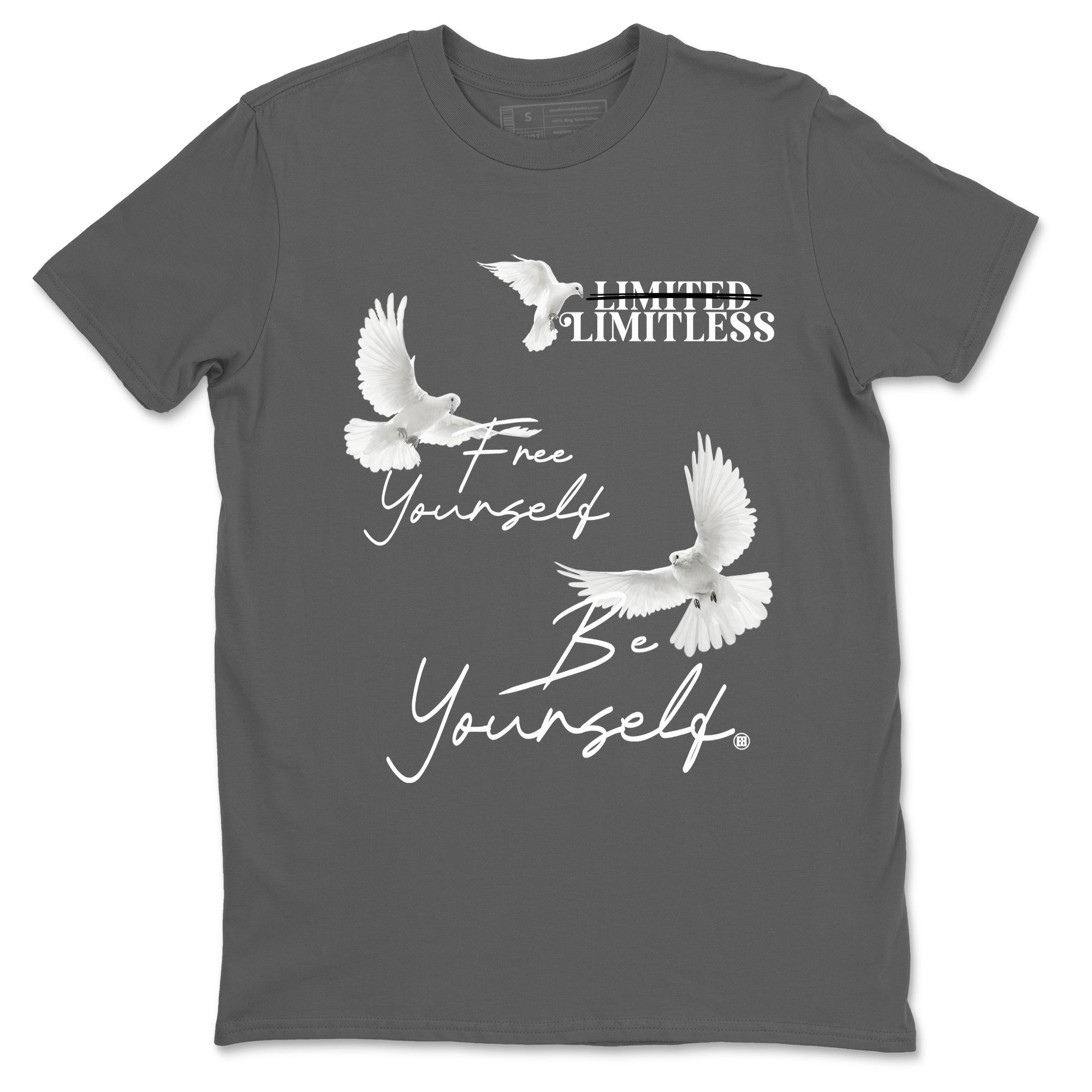 Free Yourself Be Yourself snkmatch Tees - Air Jordan 9 Cool Grey