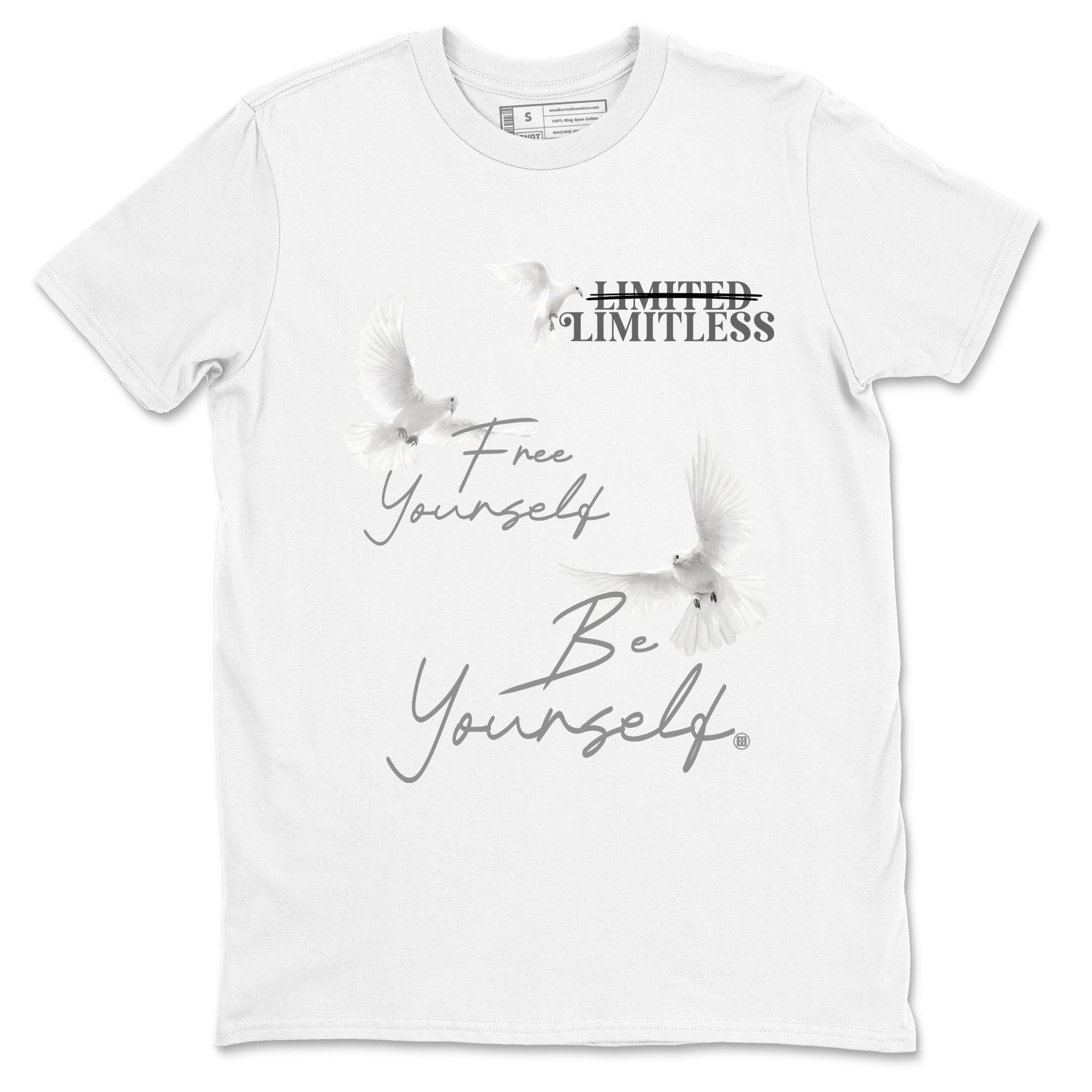 Free Yourself Be Yourself snkmatch Tees - Air Jordan 9 Cool Grey