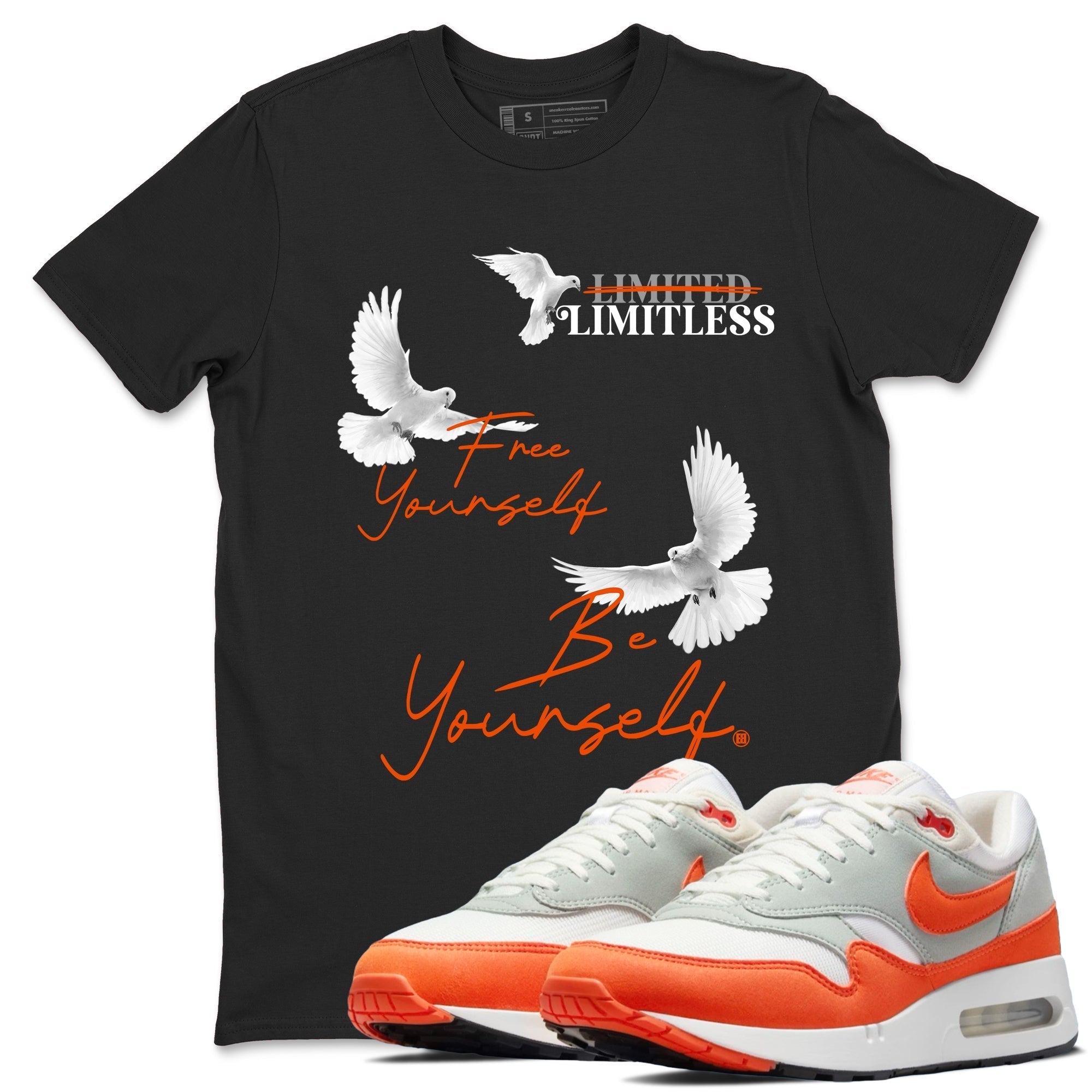 Free Yourself Be Yourself snkmatch Tees - Air Max 1 Cosmic Clay