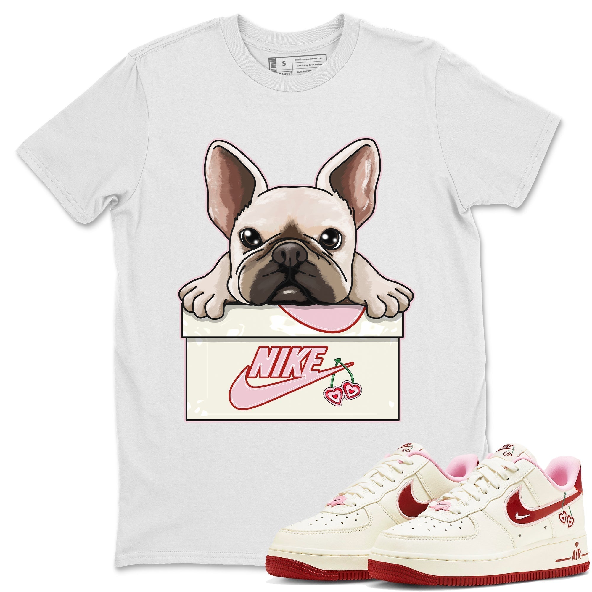 French Bulldog Unisex Tops - Air Force 1 Valentines Day