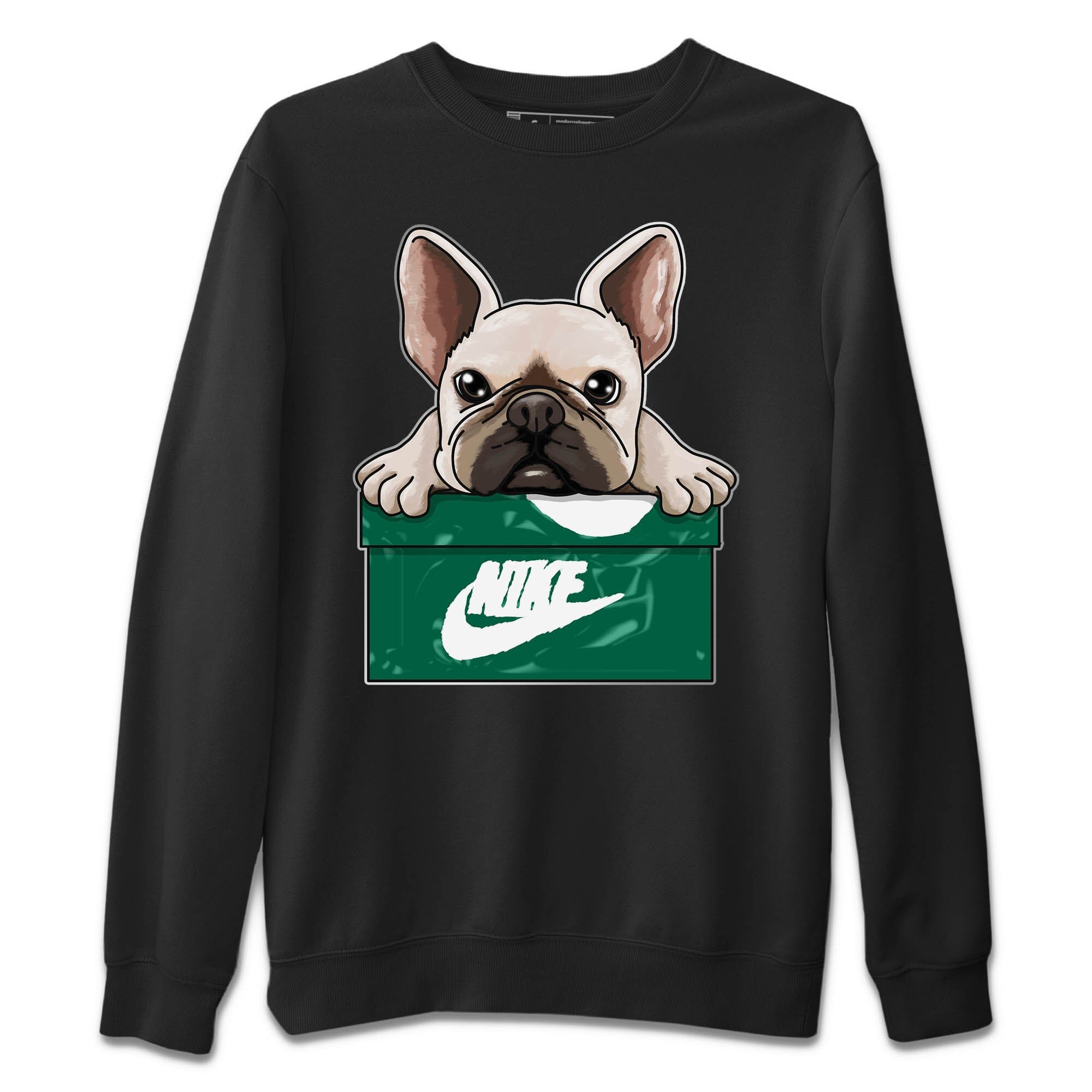 French Bulldog Unisex Tops - Air Jordan 1 Gorge Green