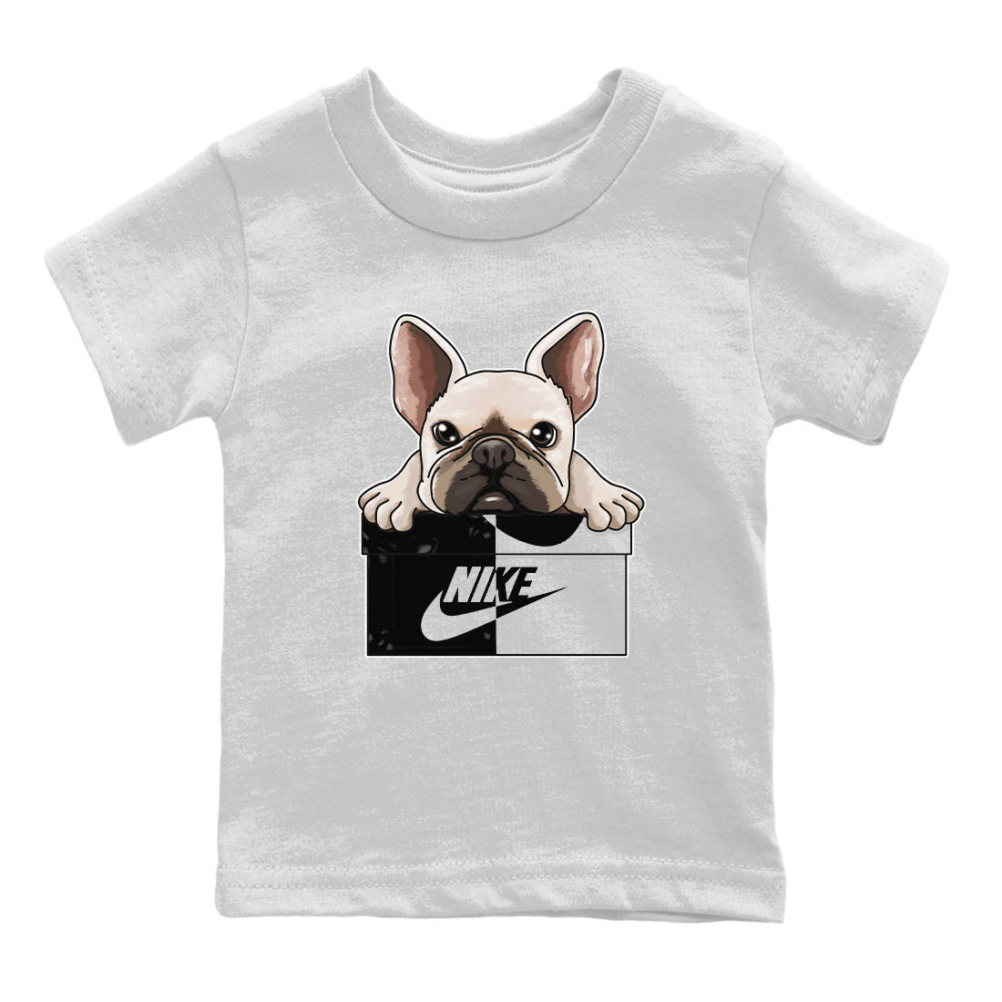 French Bulldog Kids Tops - Air Jordan 1 Homage