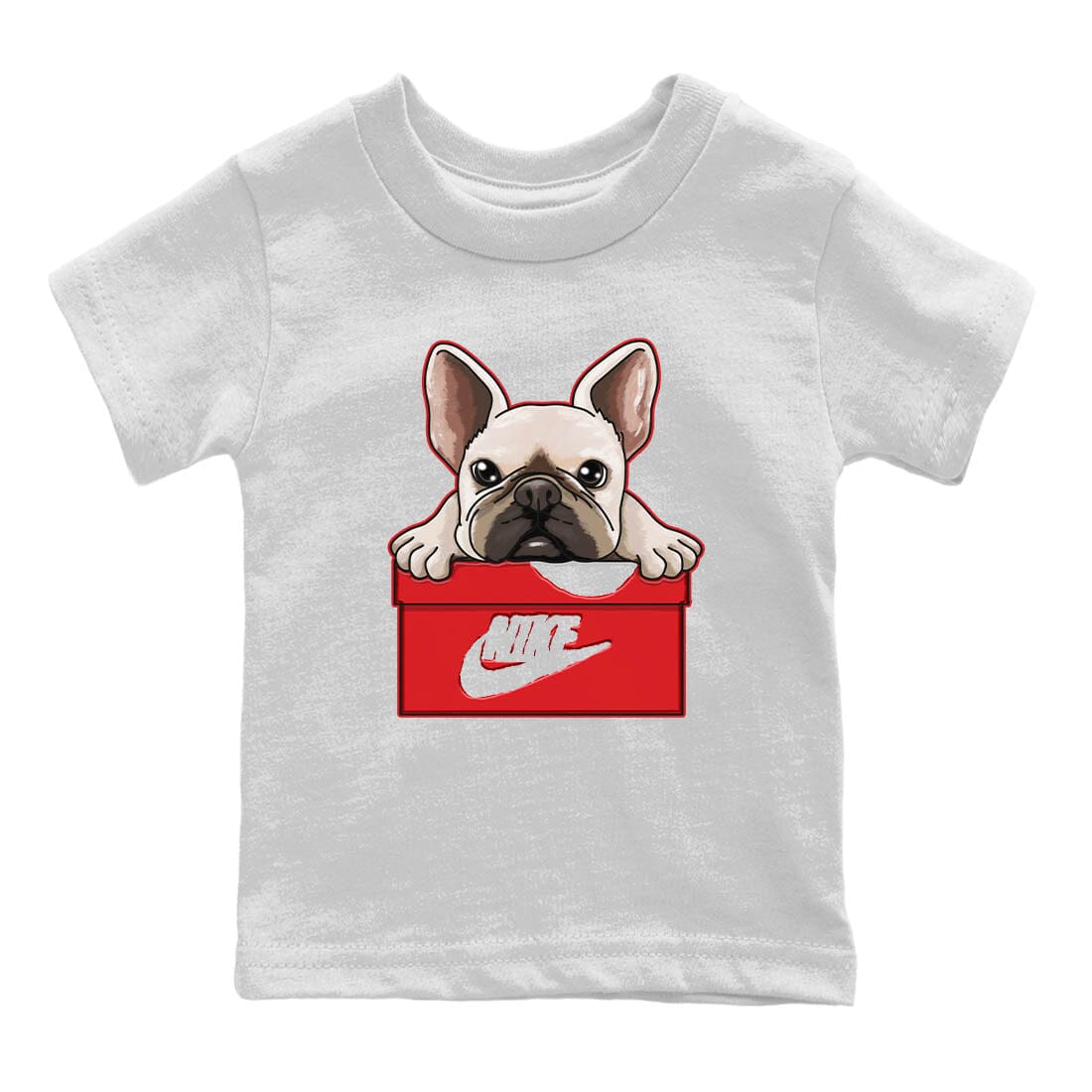 French Bulldog Kids Tops - Air Jordan 1 Lost & Found