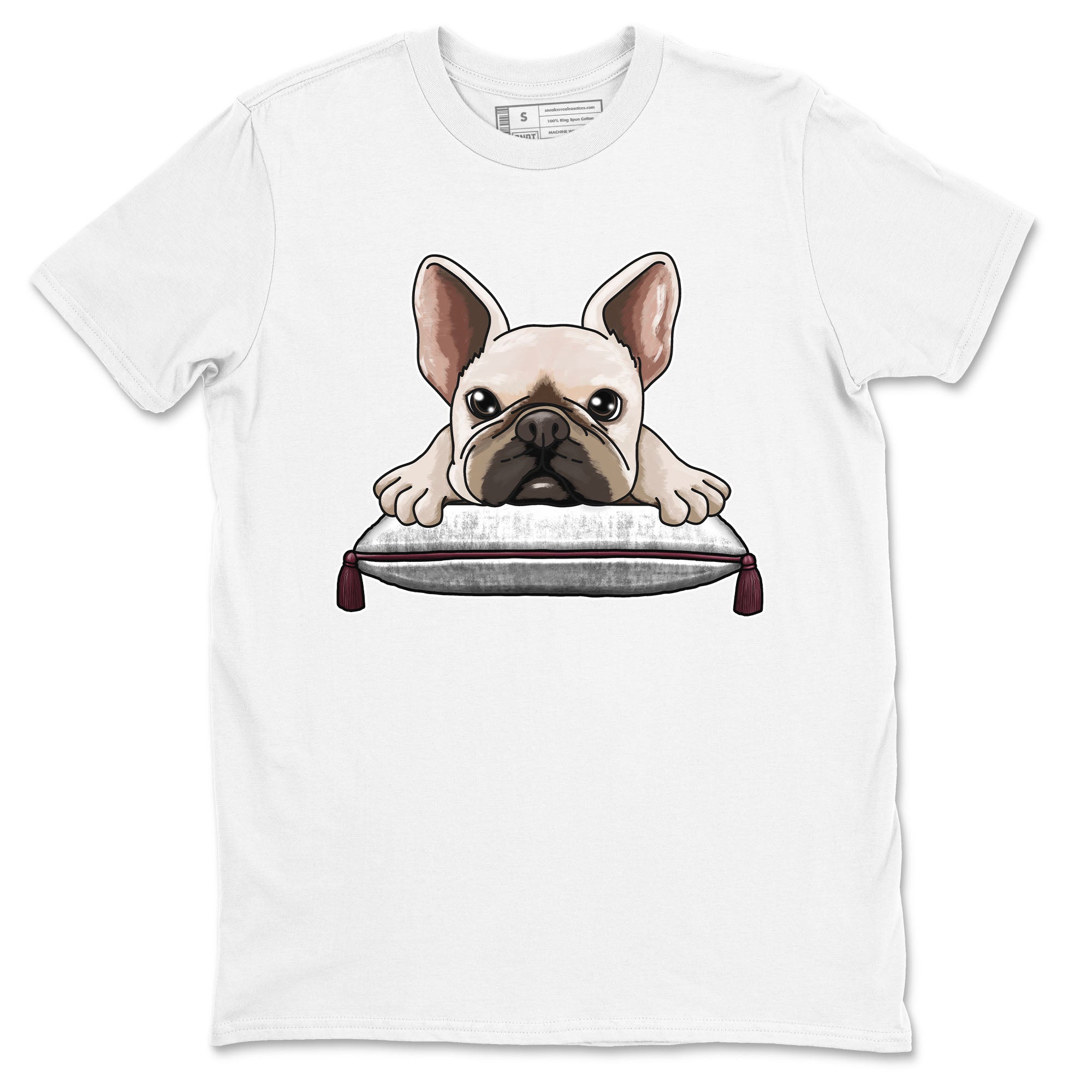 French Bulldog snkmatch Tees - Air Jordan 1 Metallic Burgundy