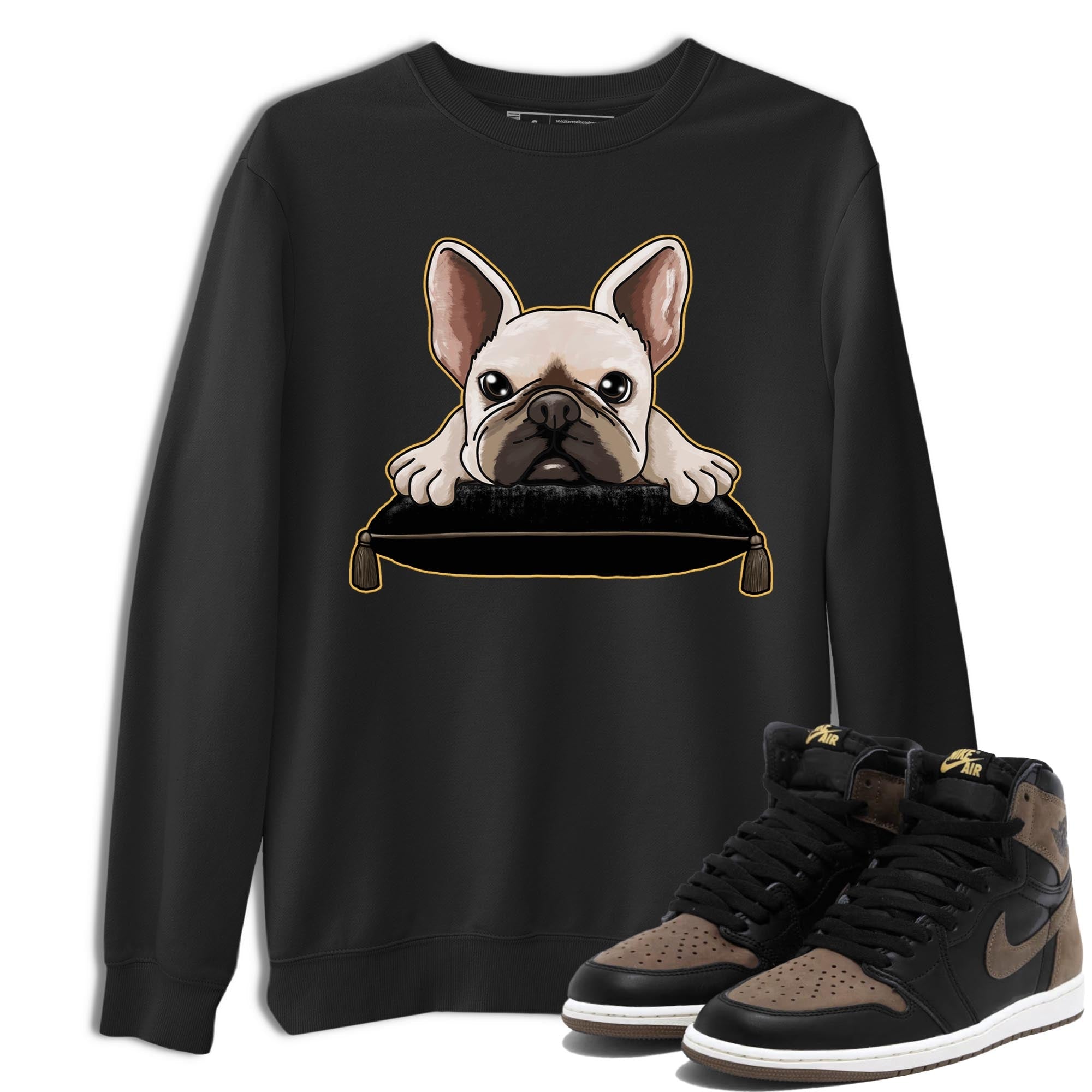 French Bulldog snkmatch Tee - Air Jordan 1 Palomino
