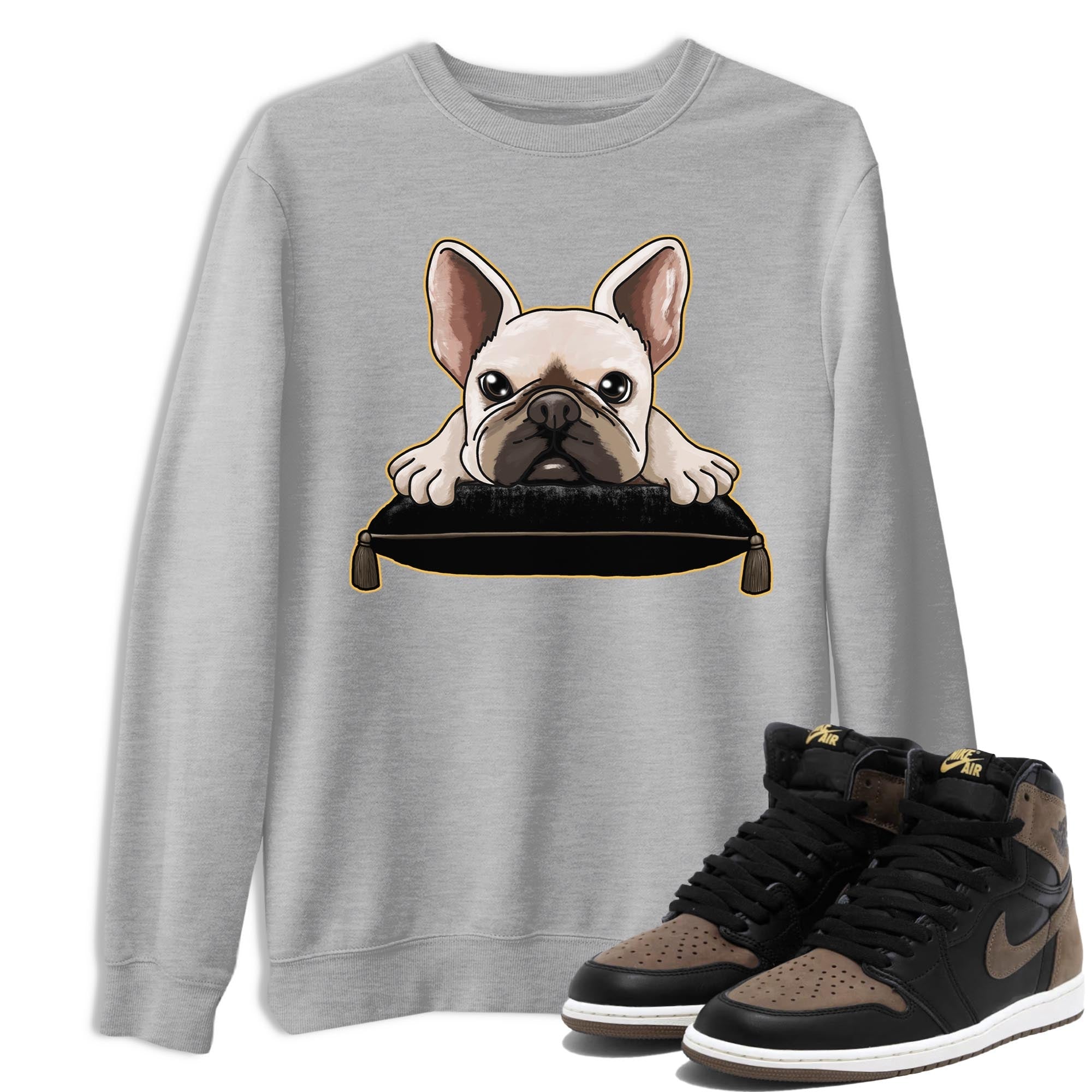 French Bulldog snkmatch Tee - Air Jordan 1 Palomino