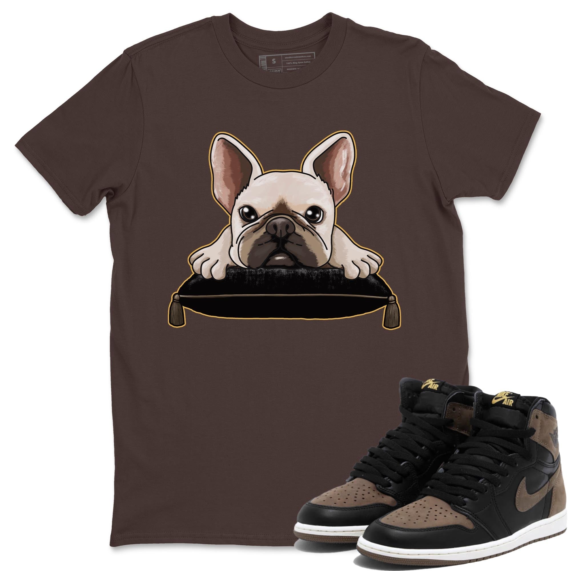 French Bulldog snkmatch Tee - Air Jordan 1 Palomino