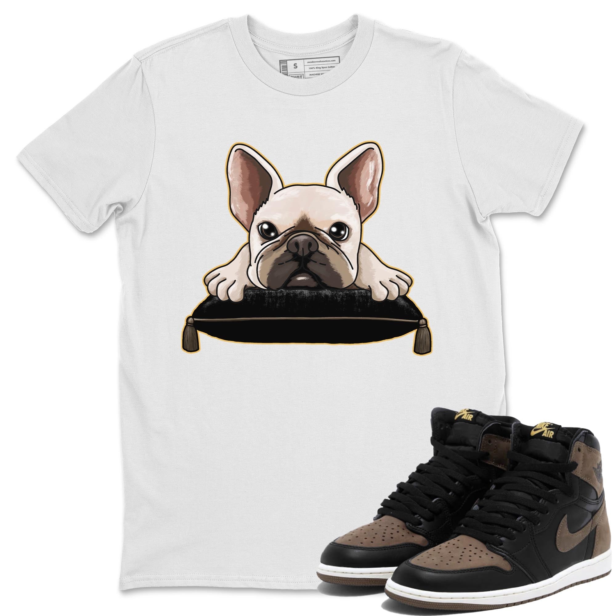 French Bulldog snkmatch Tee - Air Jordan 1 Palomino