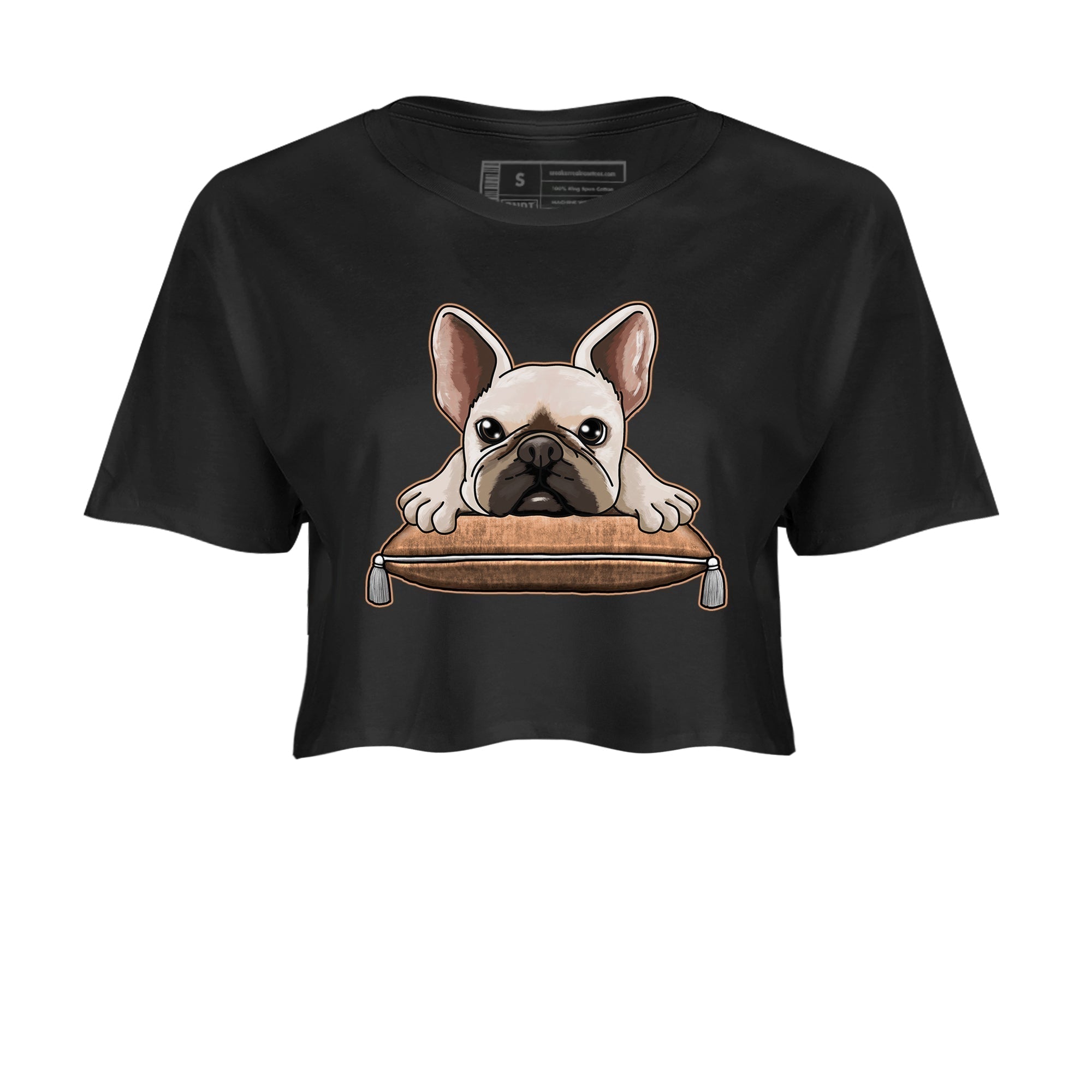 French Bulldog snkmatch Women's Top - Air Jordan 1 Praline