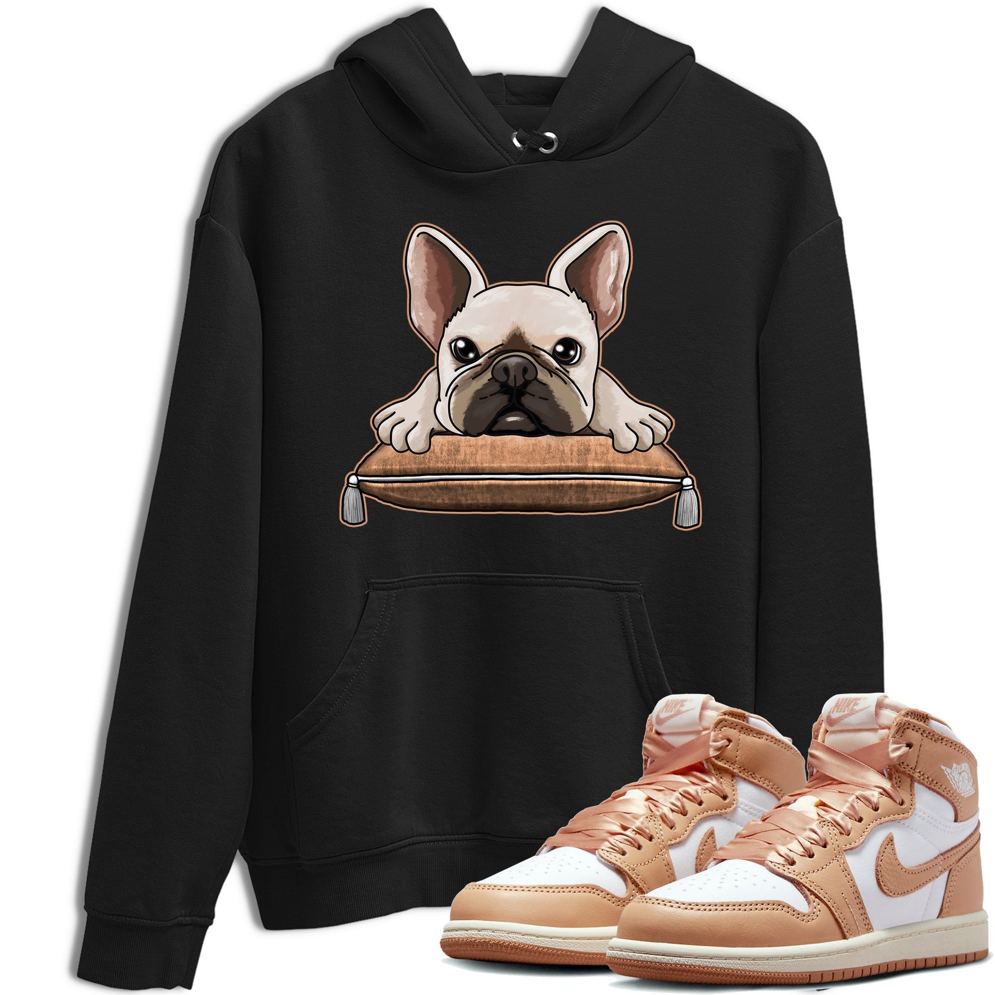 French Bulldog snkmatch Tee - Air Jordan 1 Praline