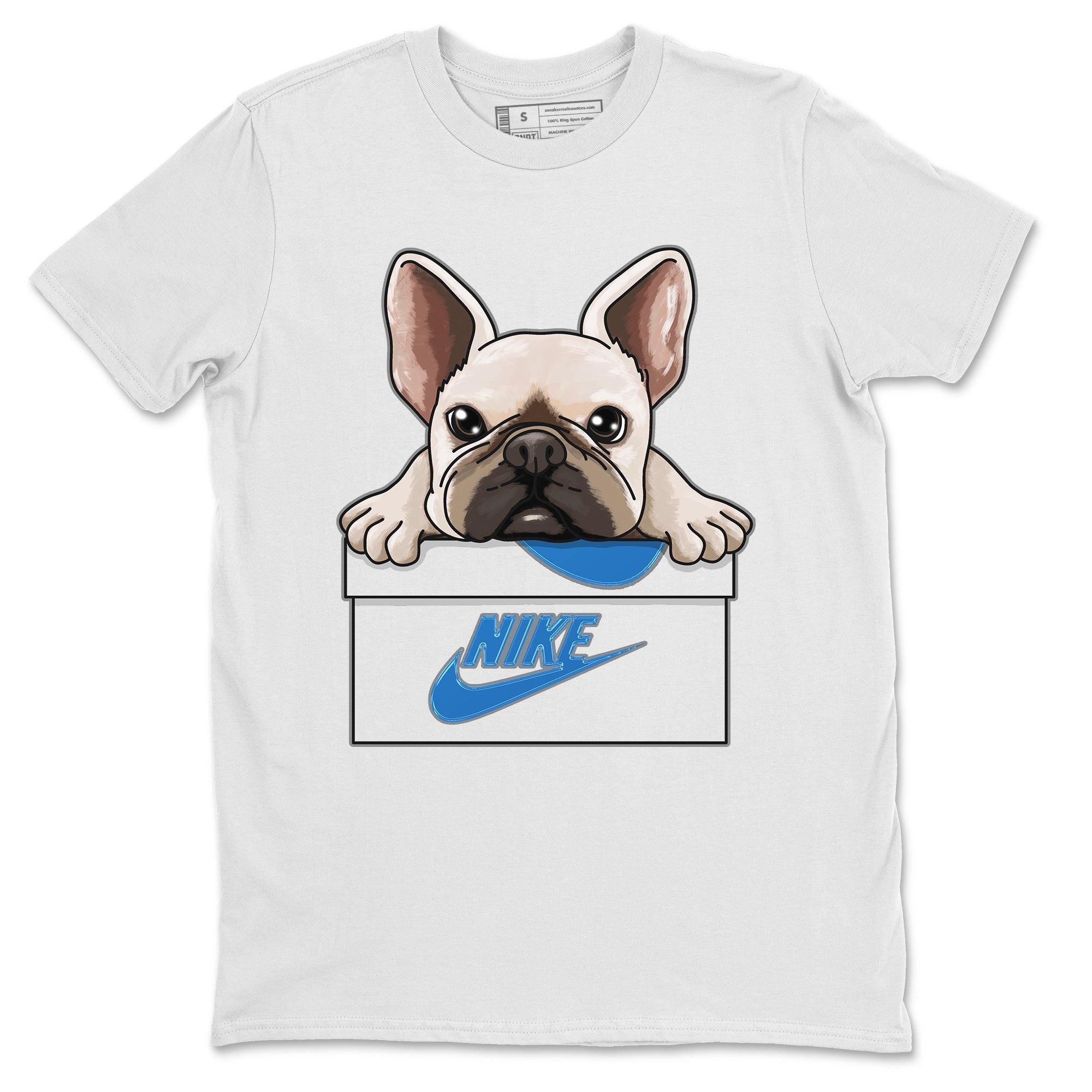 French Bulldog Unisex Tops - Air Jordan 1 True Blue