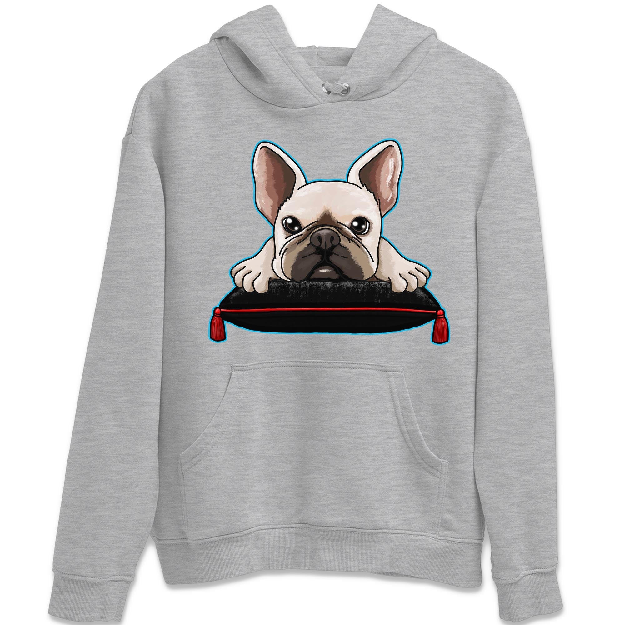 French Bulldog snkmatch Tee - Air Jordan 1 UNC to Chicago