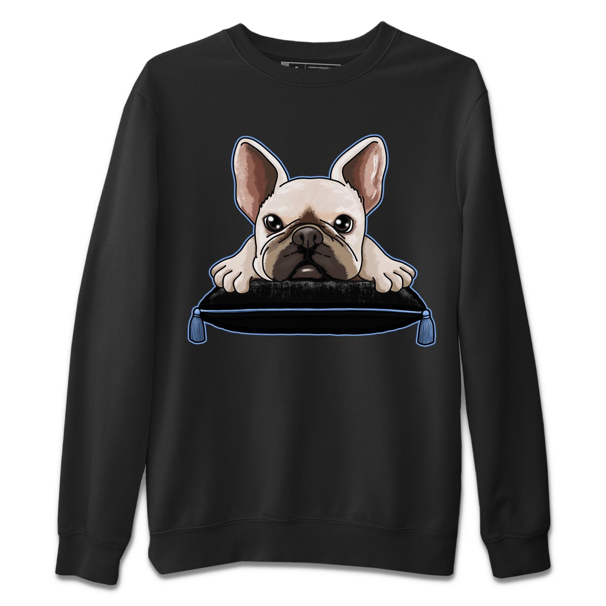 French Bulldog snkmatch Tee - Air Jordan 1 UNC Toe