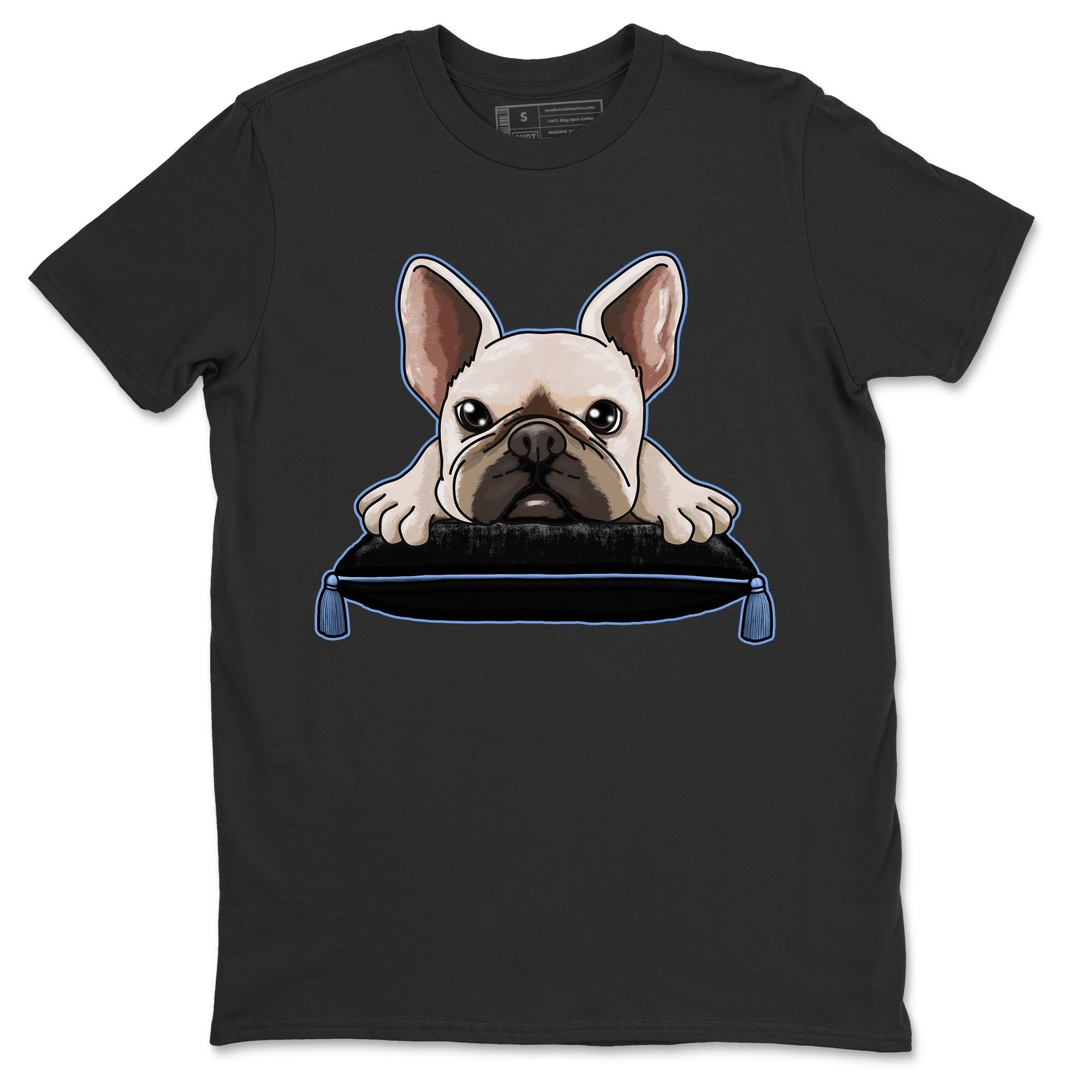 French Bulldog snkmatch Tee - Air Jordan 1 UNC Toe