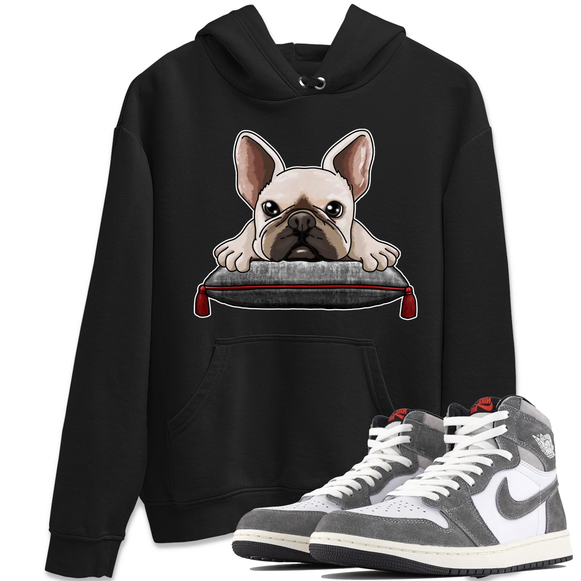 French Bulldog Unisex Tops - Air Jordan 1 Washed Heritage