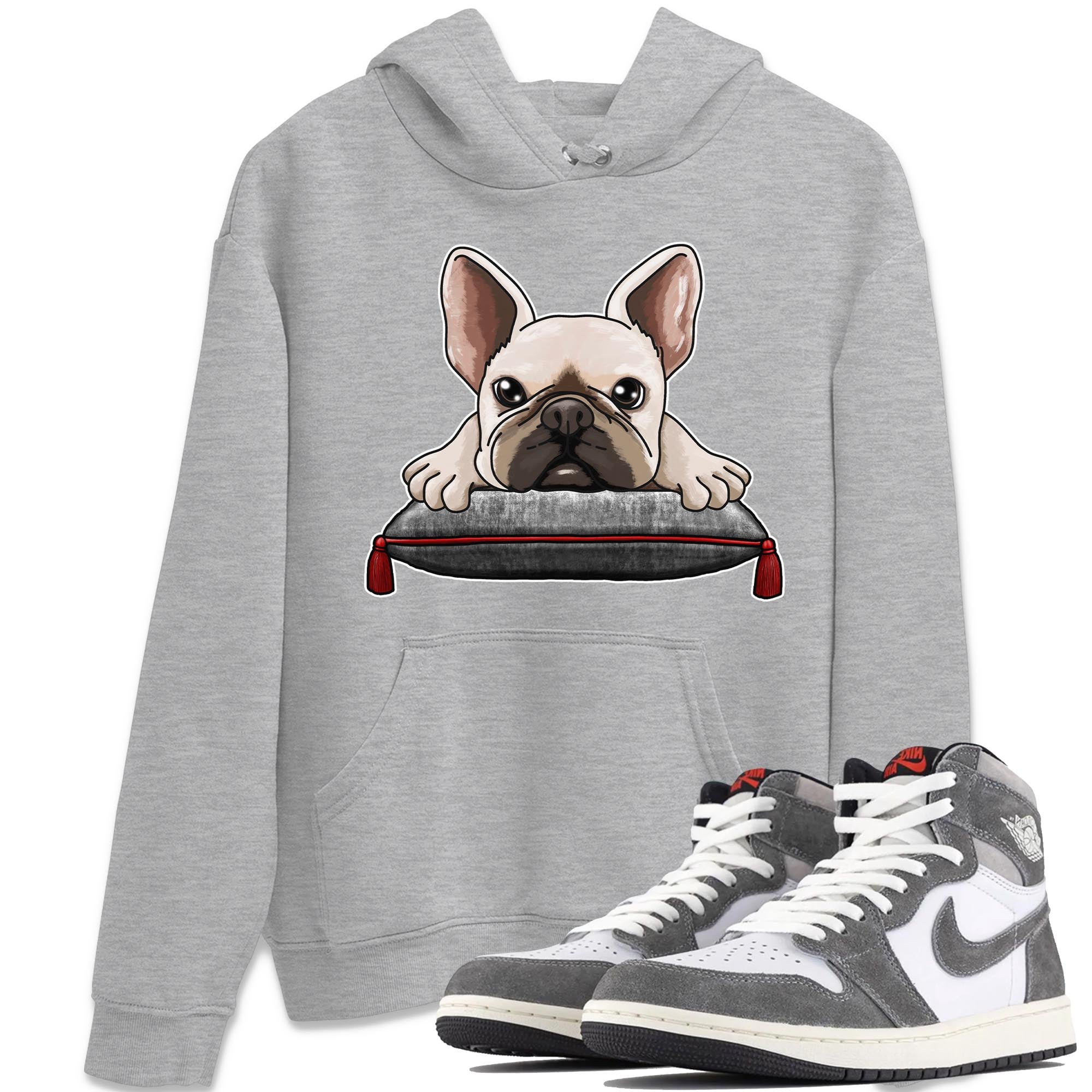 French Bulldog Unisex Tops - Air Jordan 1 Washed Heritage