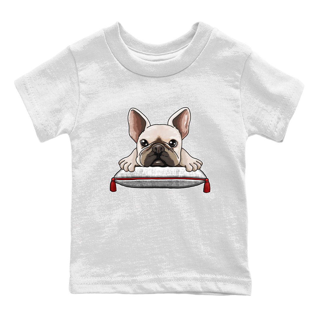 French Bulldog snkmatch Tee Kids - Air Jordan 12 Cherry
