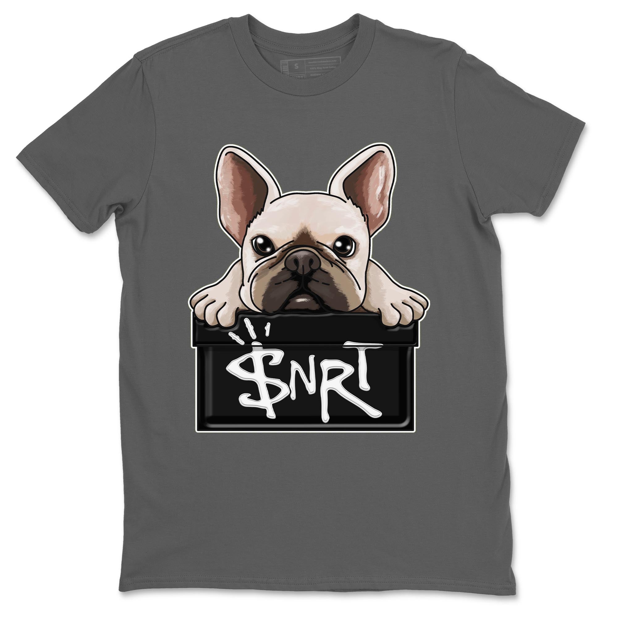 French Bulldog Unisex Tops - Air Jordan 13 Black Flint