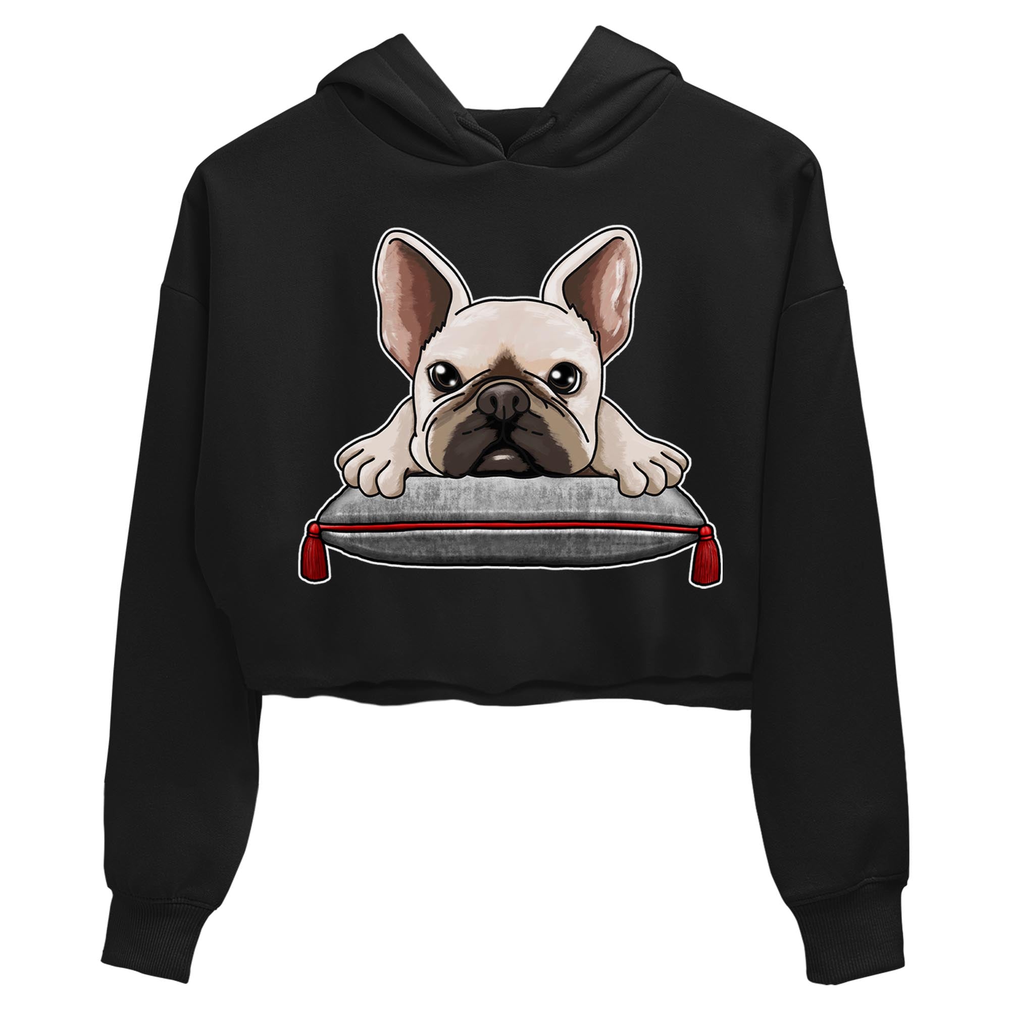French Bulldog Women's Tops - Air Jordan 13 Wolf Grey