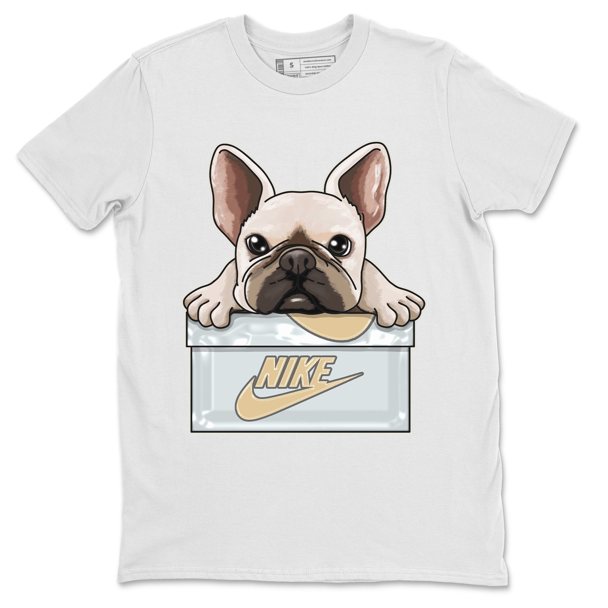 French Bulldog Unisex Tops - Air Jordan 4 Craft