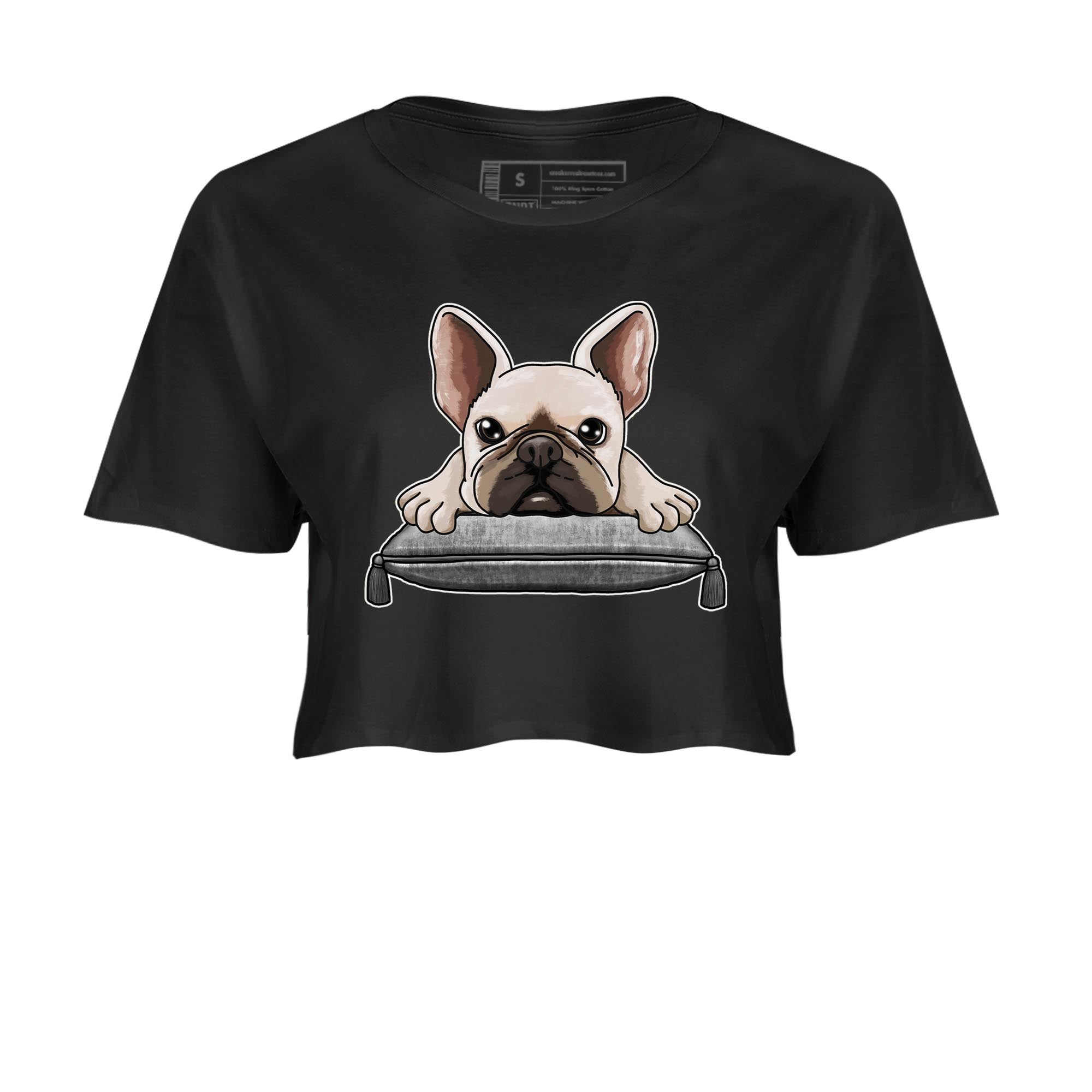 French Bulldog snkmatch Women's Top - Air Jordan 4 Frozen Moments