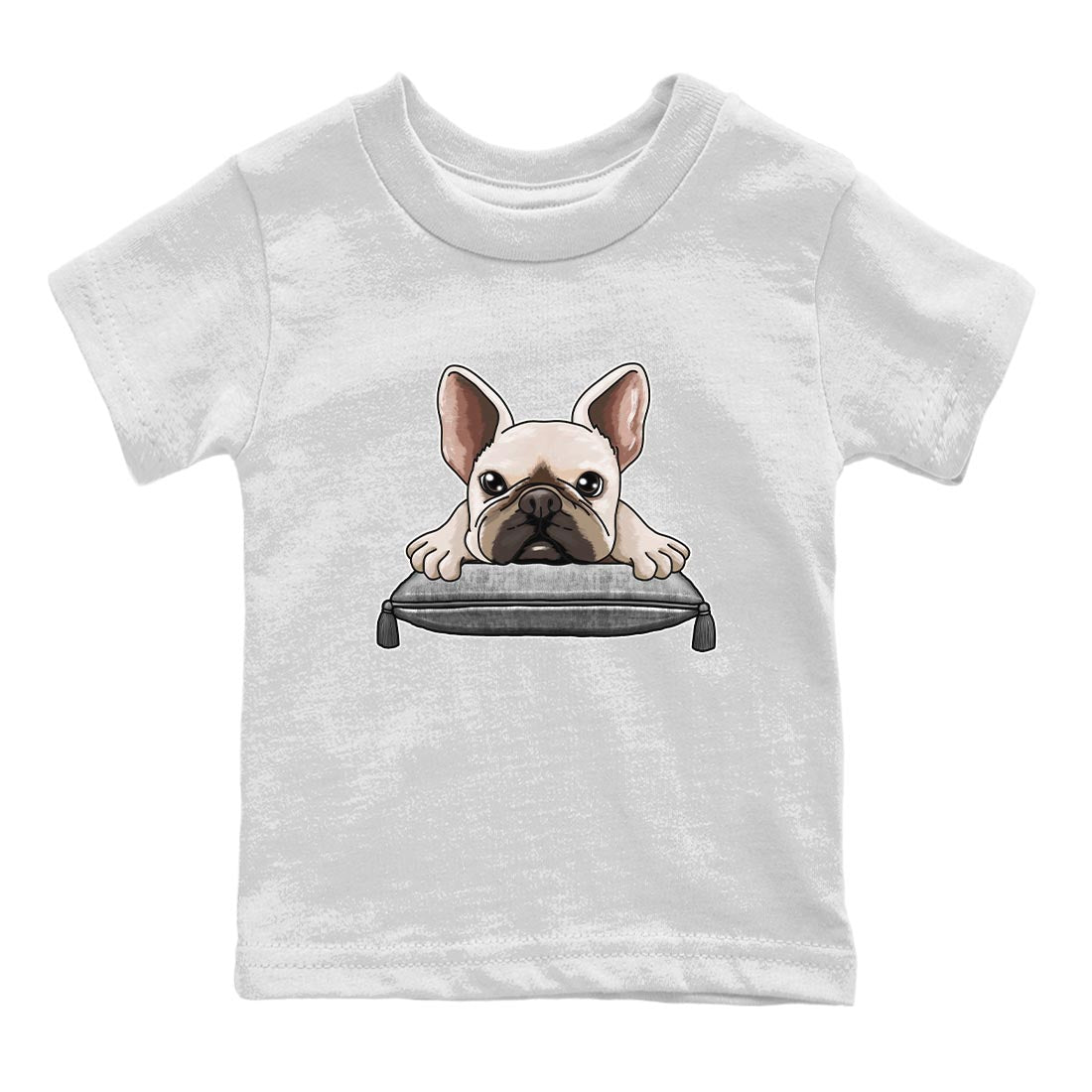 French Bulldog snkmatch Tee Kids - Air Jordan 4 Frozen Moments