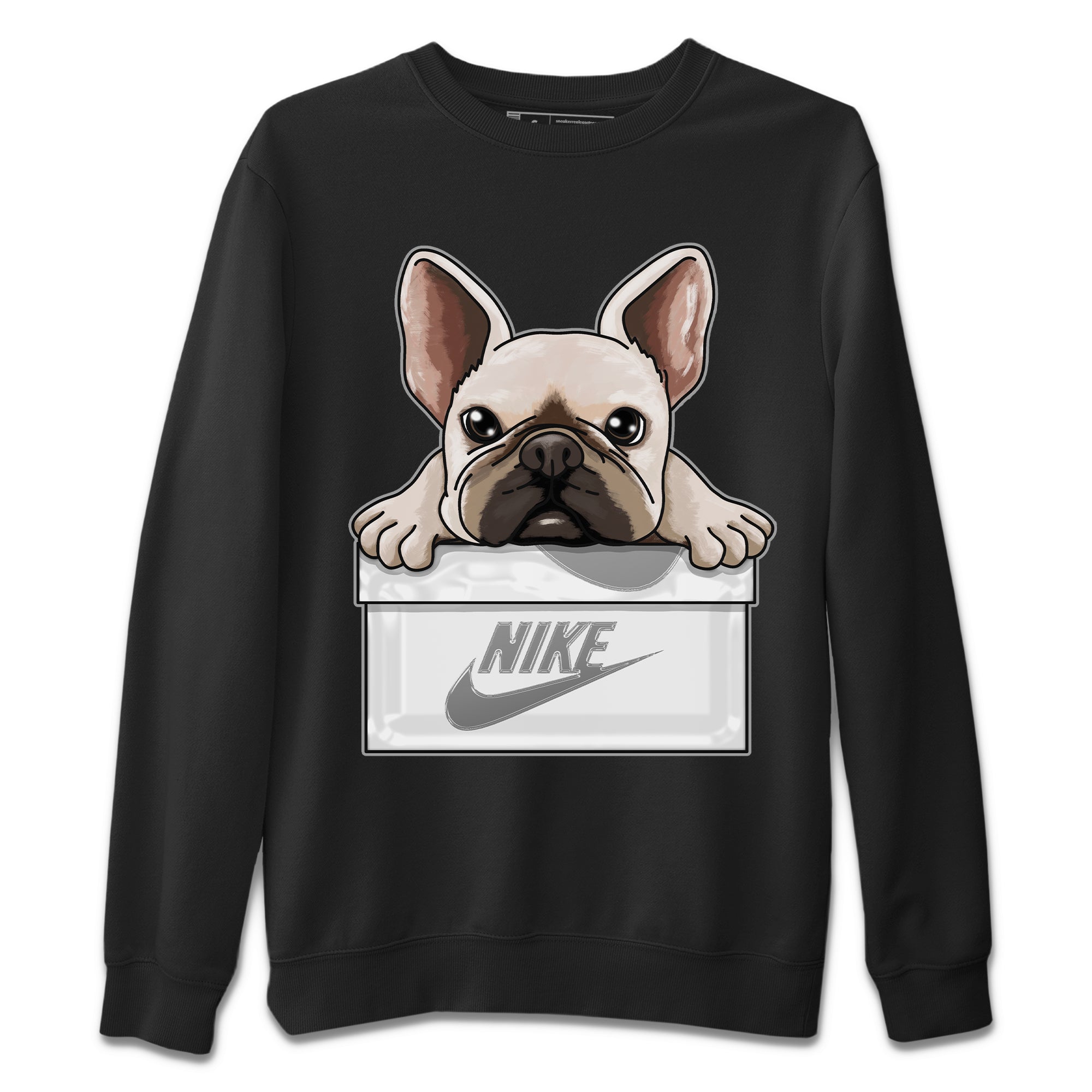 French Bulldog Unisex Tops - Air Jordan 6 Cool Grey