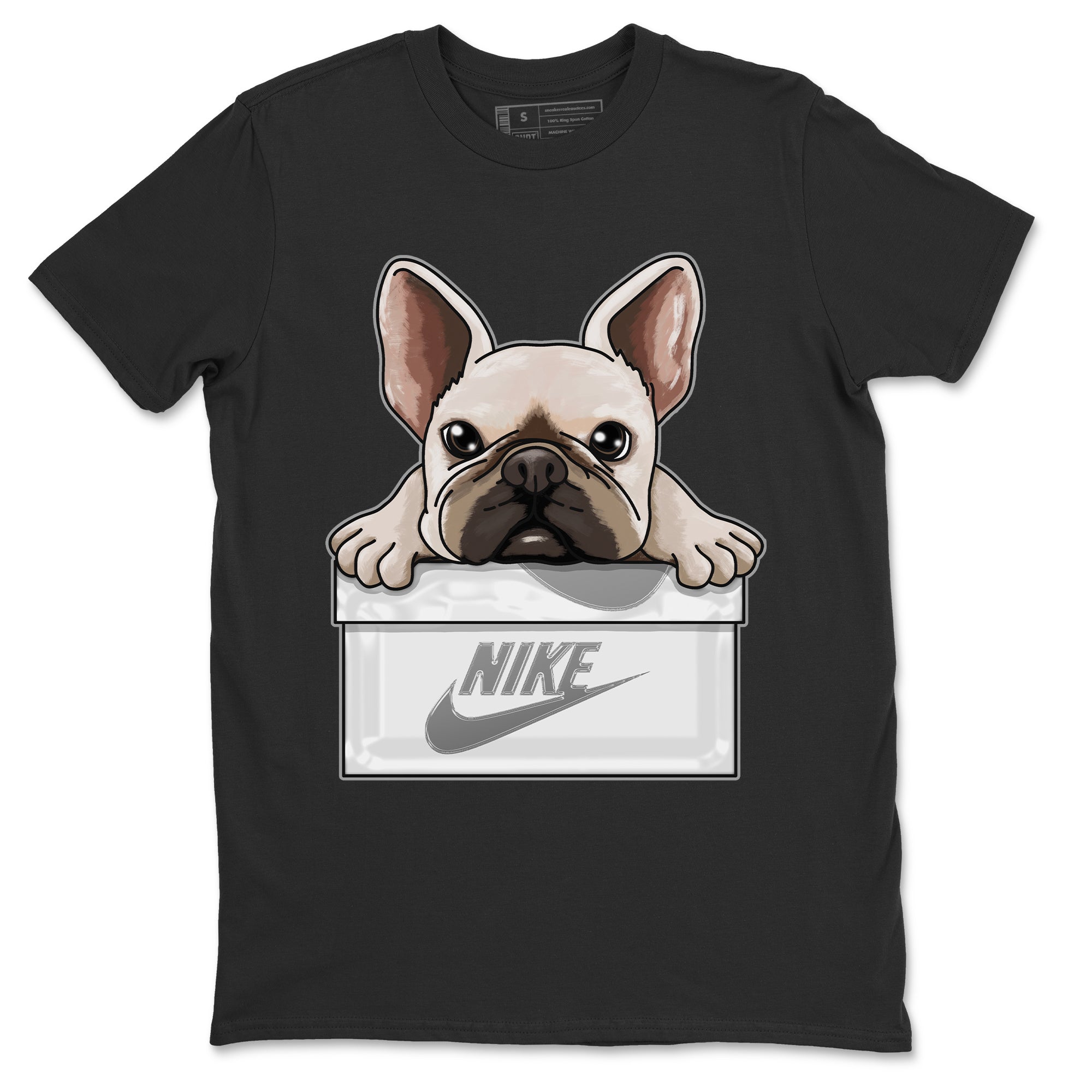 French Bulldog Unisex Tops - Air Jordan 6 Cool Grey