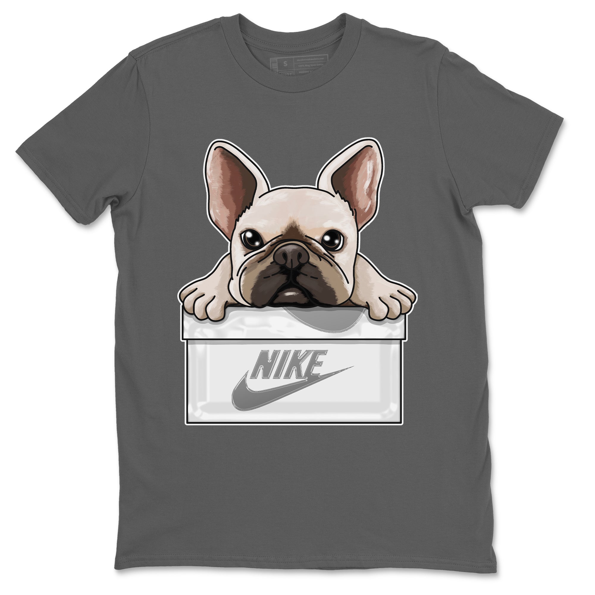 French Bulldog Unisex Tops - Air Jordan 6 Cool Grey