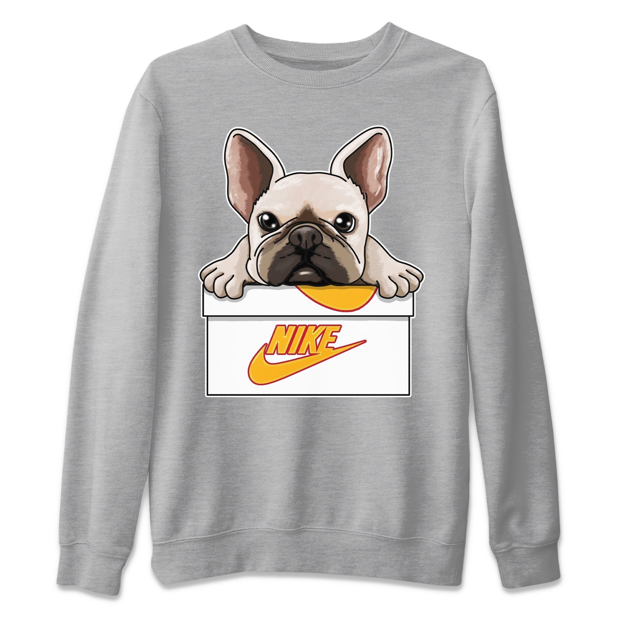 French Bulldog Unisex Tops - Air Jordan 7 Cardinal