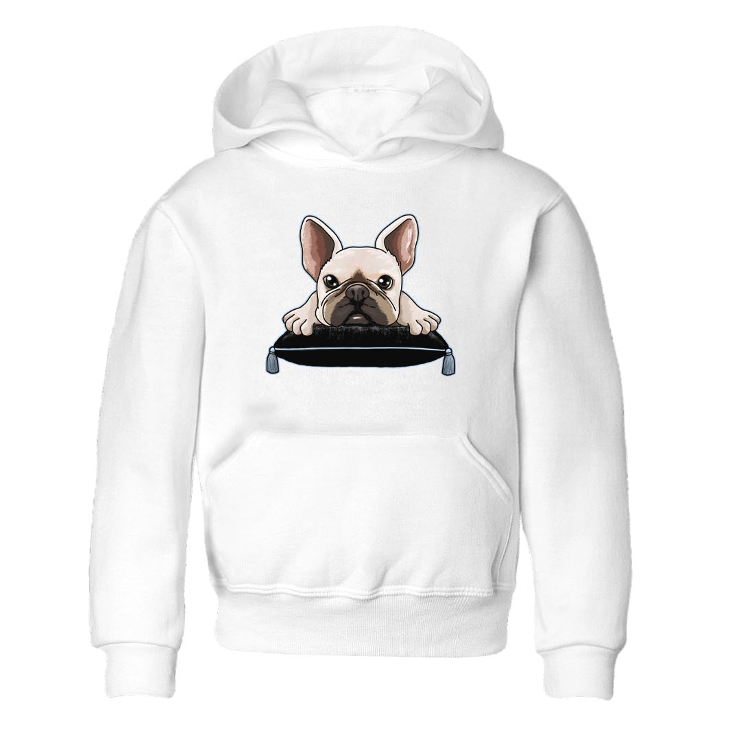 French Bulldog snkmatch Tee Kids - Air Jordan 7 Chambray