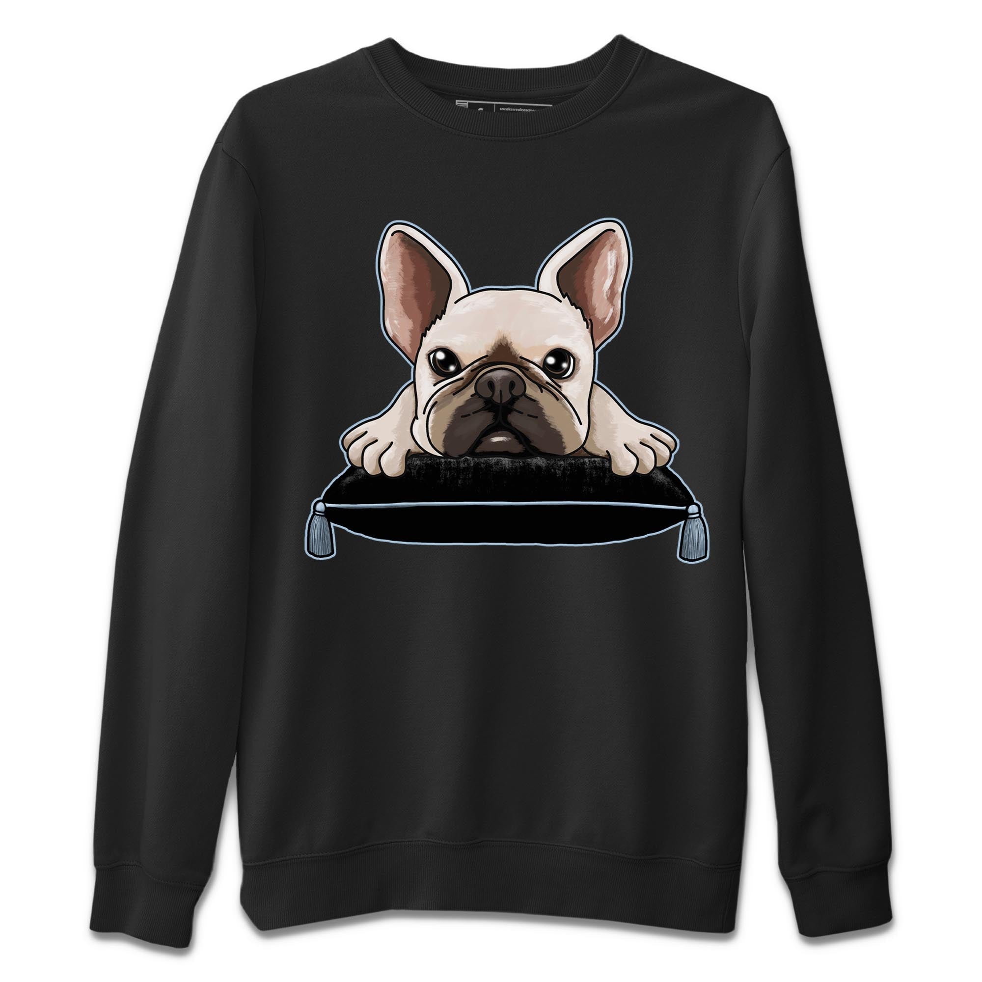 French Bulldog snkmatch Tee - Air Jordan 7 Chambray