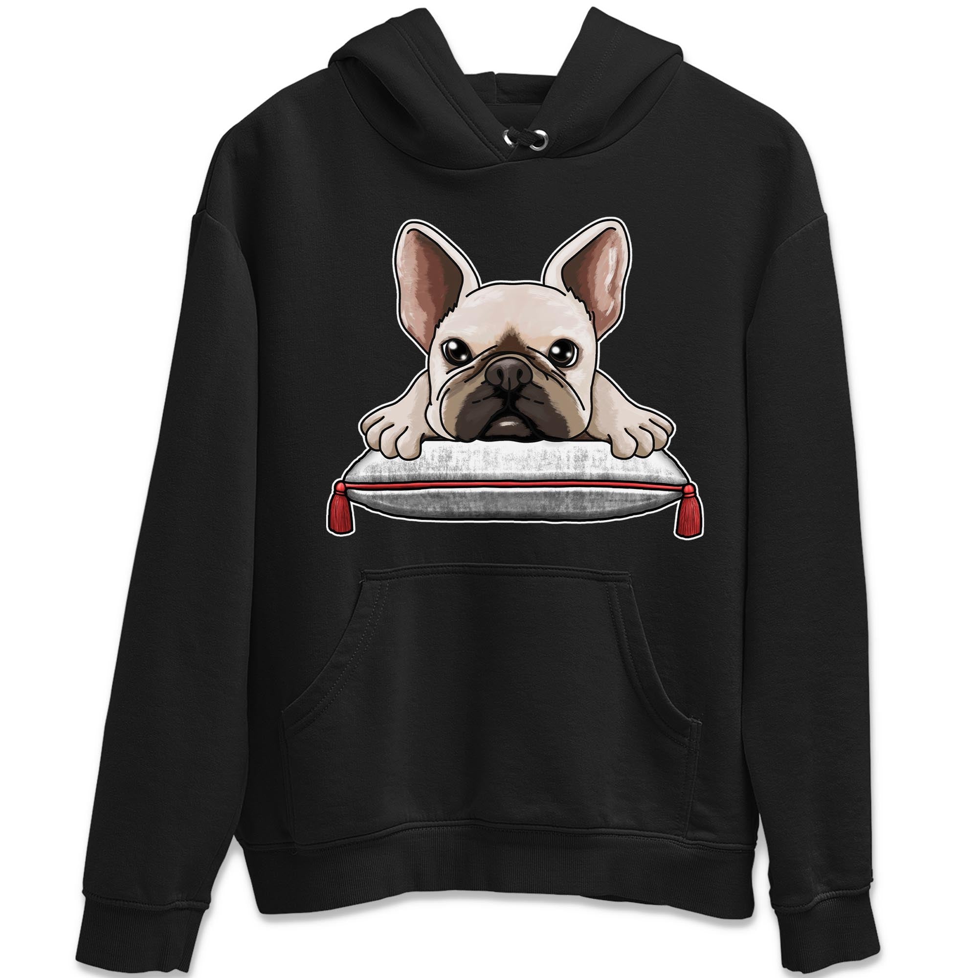 French Bulldog snkmatch Tee - Air Jordan 7 White Infrared