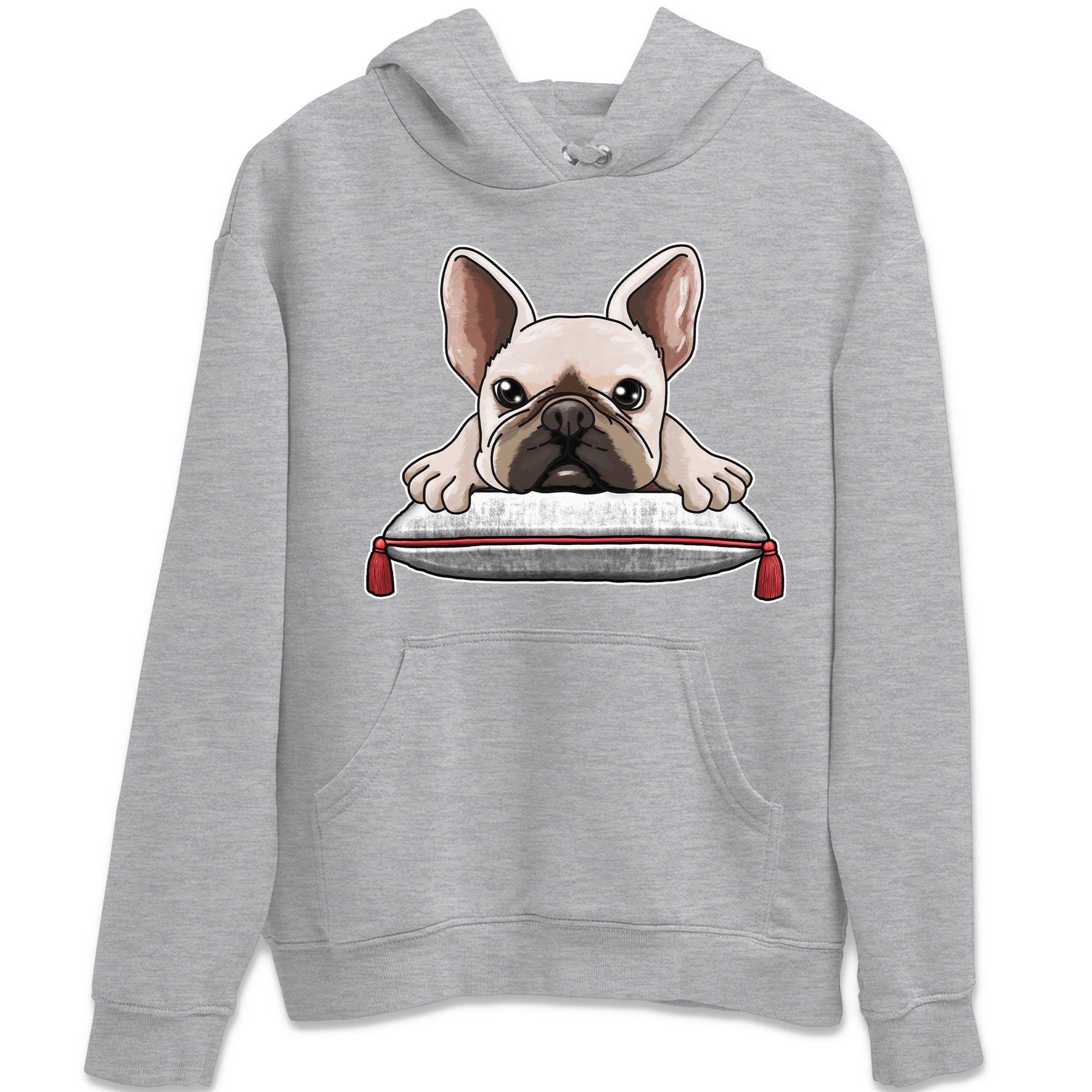 French Bulldog snkmatch Tee - Air Jordan 7 White Infrared
