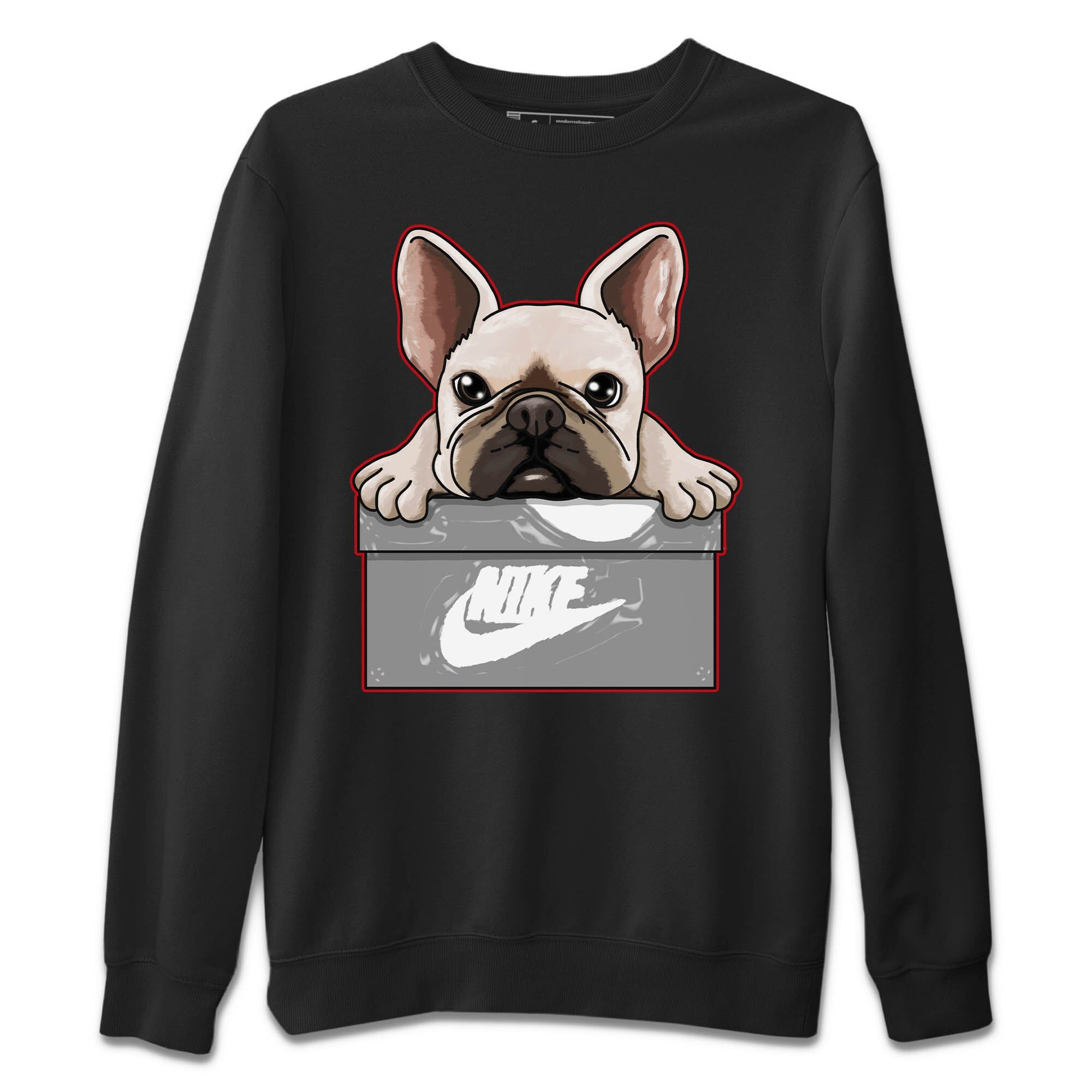 French Bulldog Unisex Tops - Air Jordan 9 Fire Red