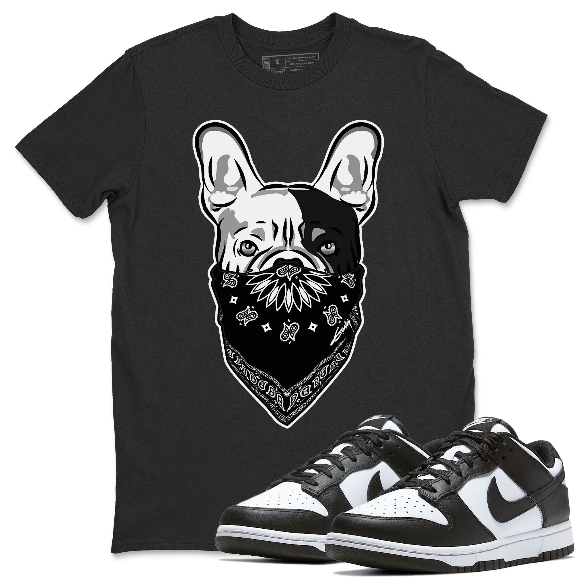 French Bulldog Bandana Unisex Tops - Dunk Panda