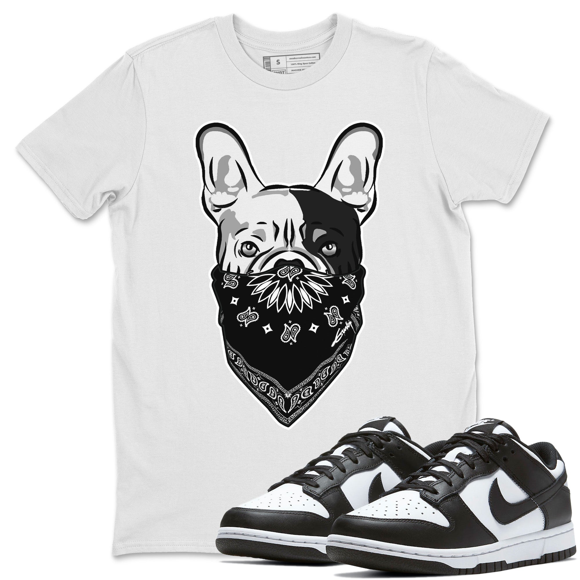 French Bulldog Bandana Unisex Tops - Dunk Panda