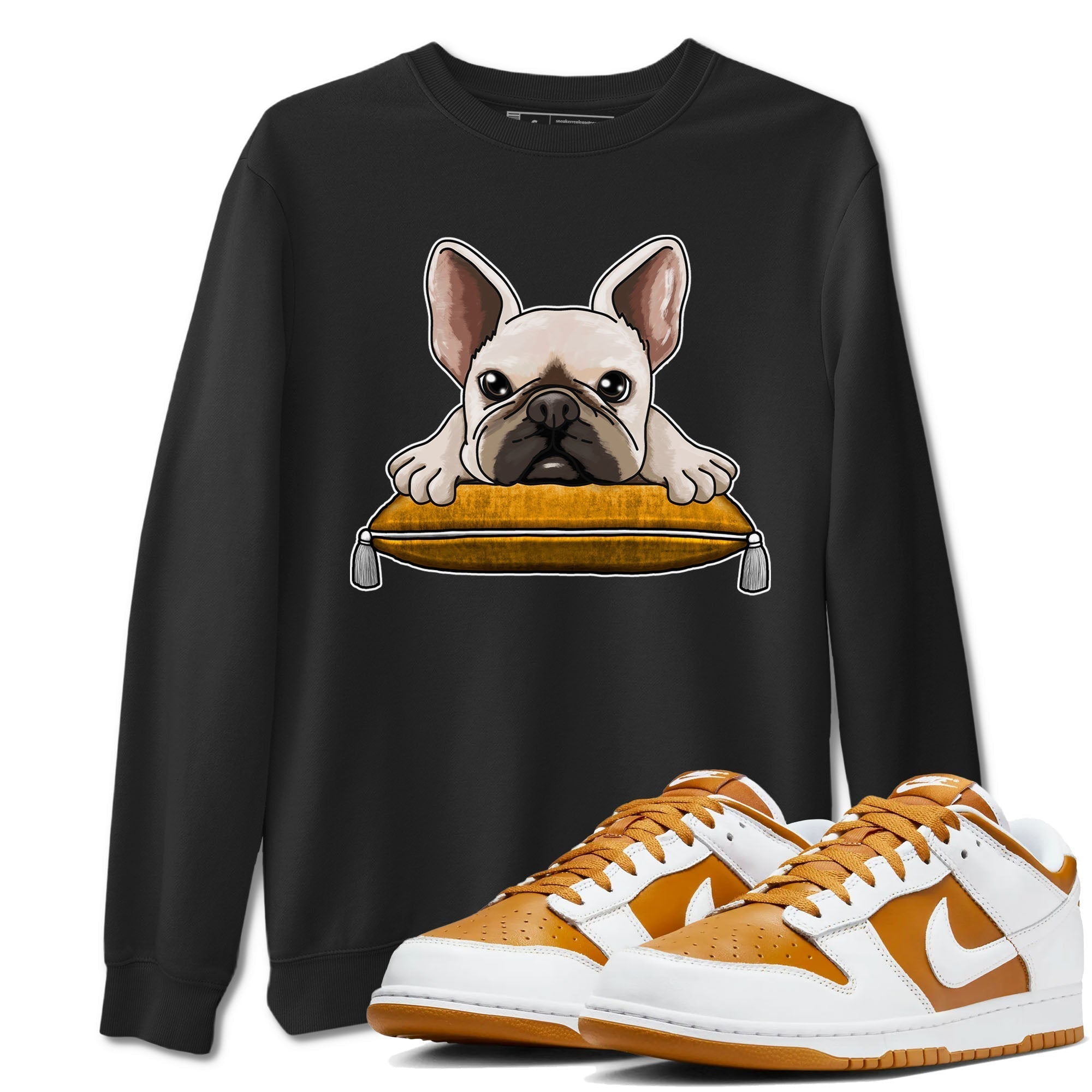 French Bulldog snkmatch Tees - Dunk Dark Curry