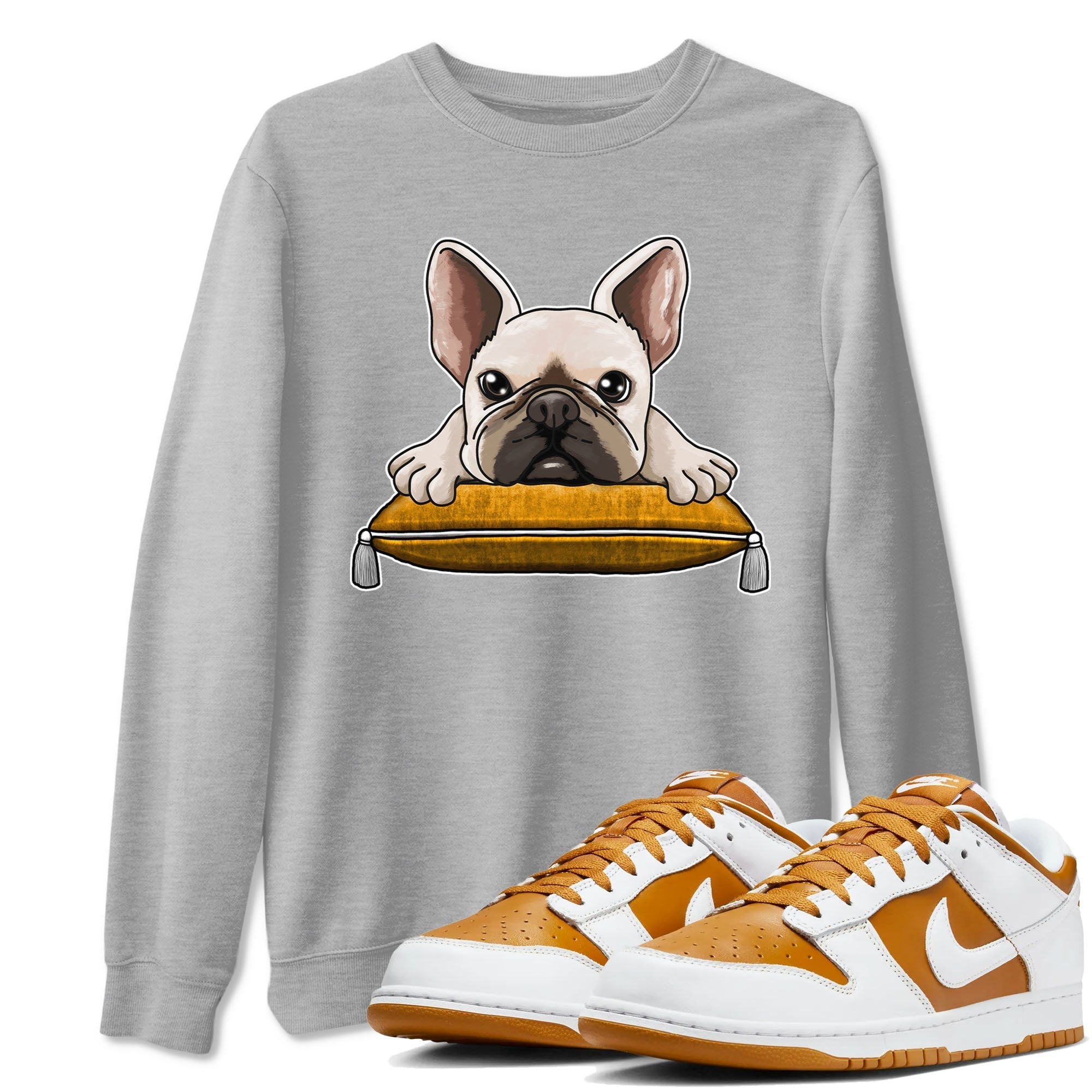 French Bulldog snkmatch Tees - Dunk Dark Curry