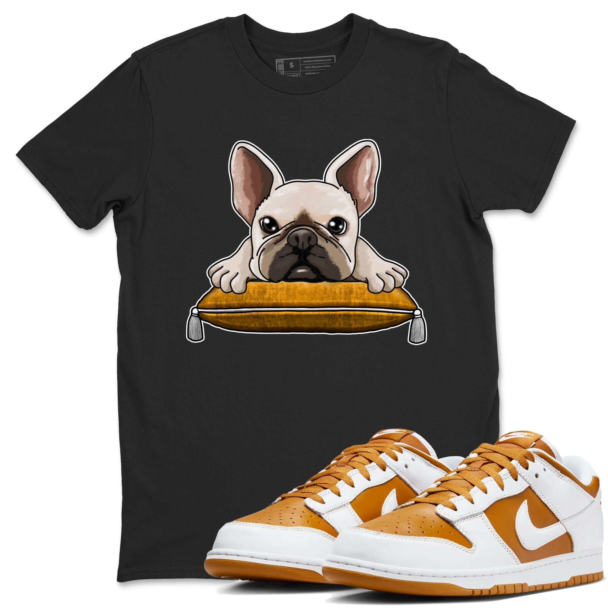 French Bulldog snkmatch Tees - Dunk Dark Curry