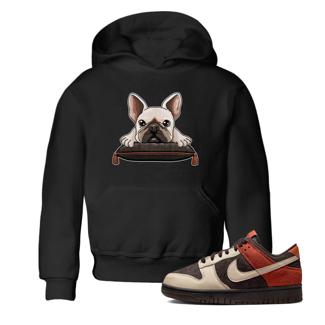 French Bulldog snkmatch Tee Kids - Dunk Red Panda