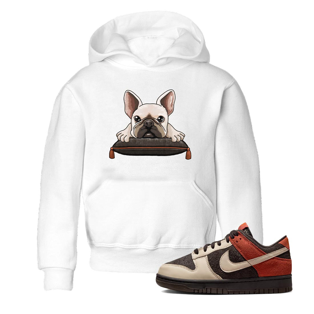 French Bulldog snkmatch Tee Kids - Dunk Red Panda