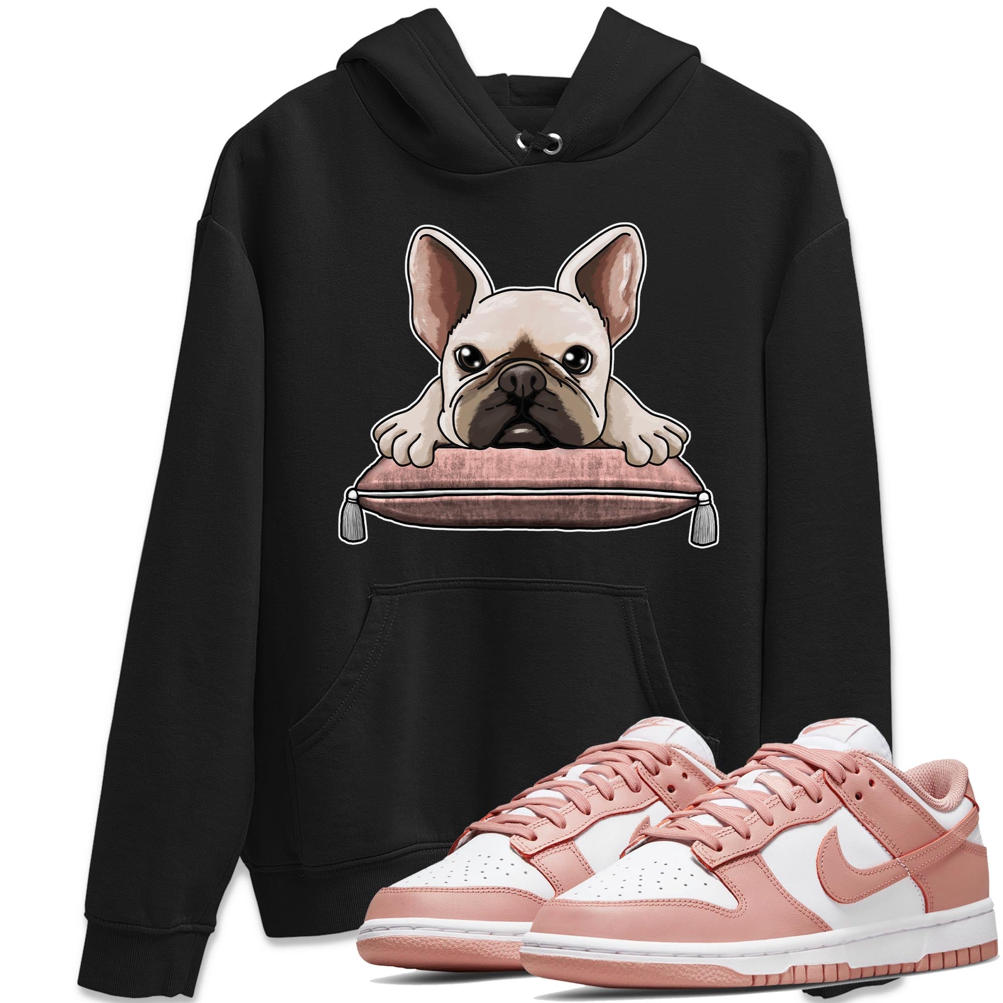 French Bulldog snkmatch Tee - Dunk Rose Whisper