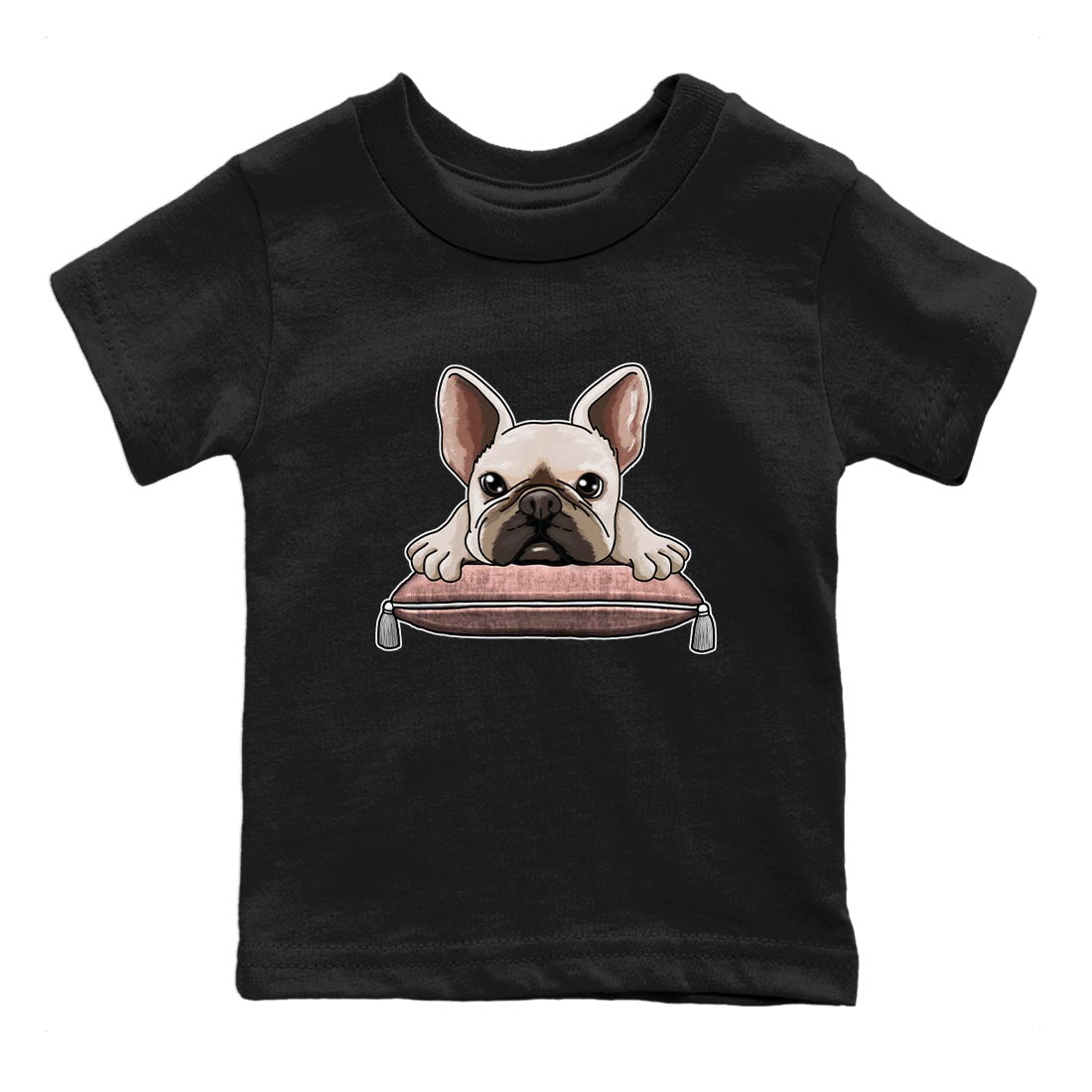 French Bulldog snkmatch Tee Kids - Dunk Rose Whisper
