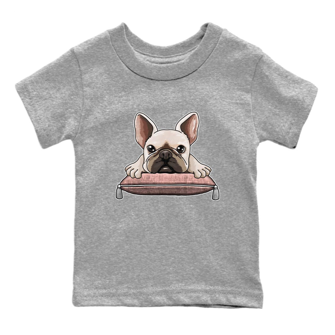 French Bulldog snkmatch Tee Kids - Dunk Rose Whisper