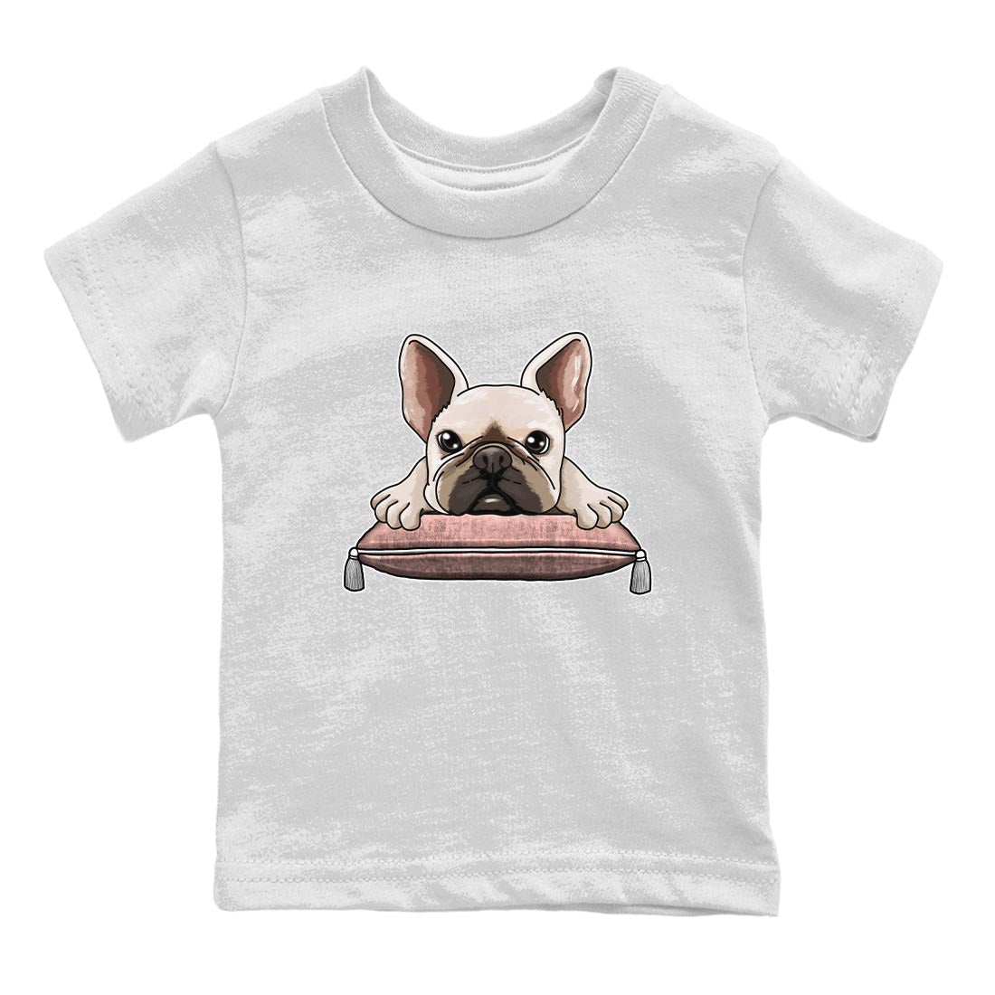 French Bulldog snkmatch Tee Kids - Dunk Rose Whisper